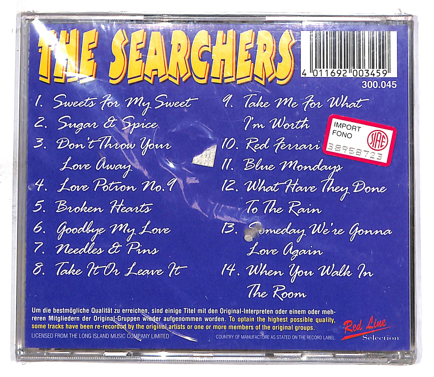 EBOND The Searchers - Needles & Pins And Other Hits CD CD059164