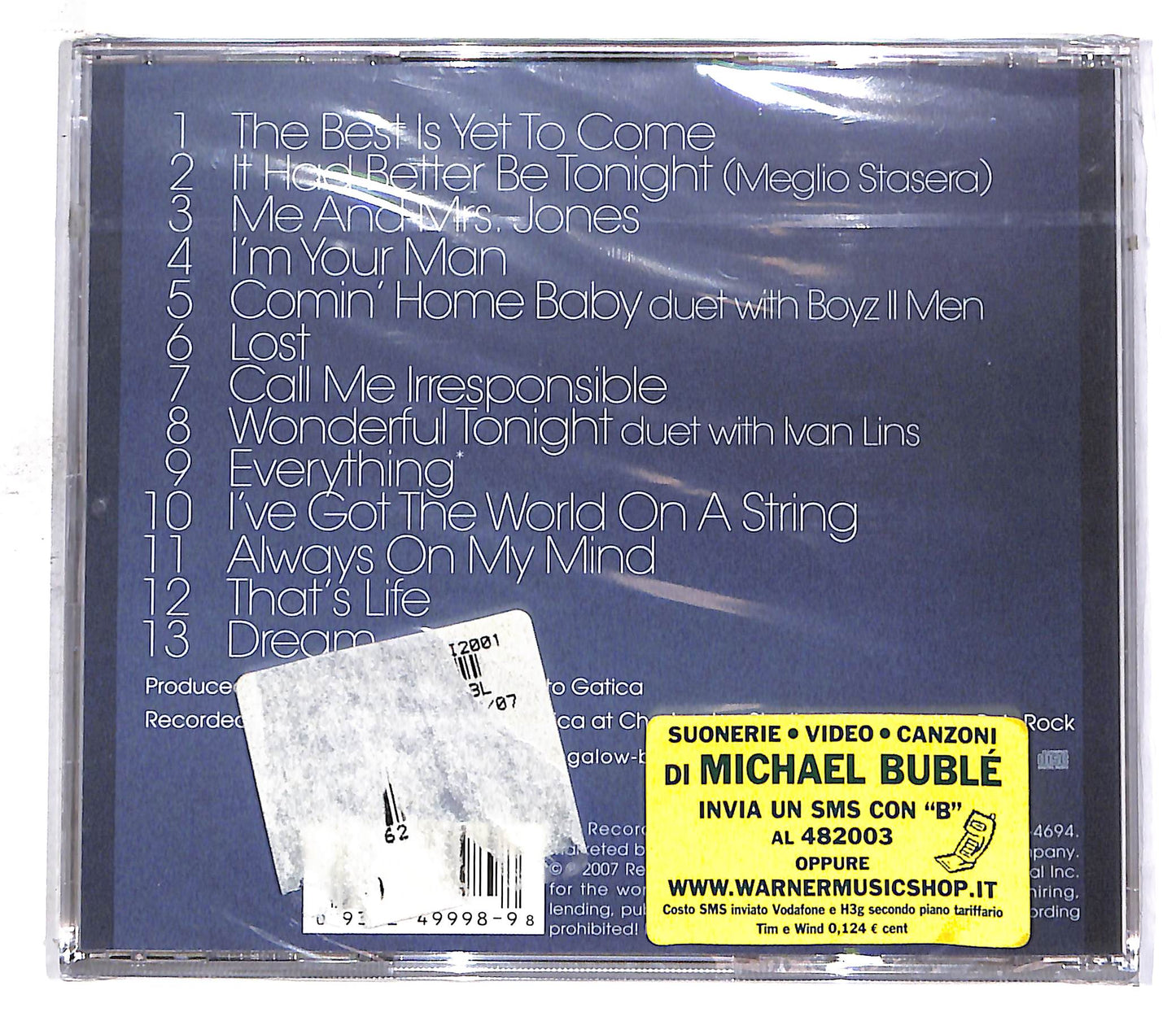 EBOND Michael Buble - Call Me Irresponsible CD CD059210