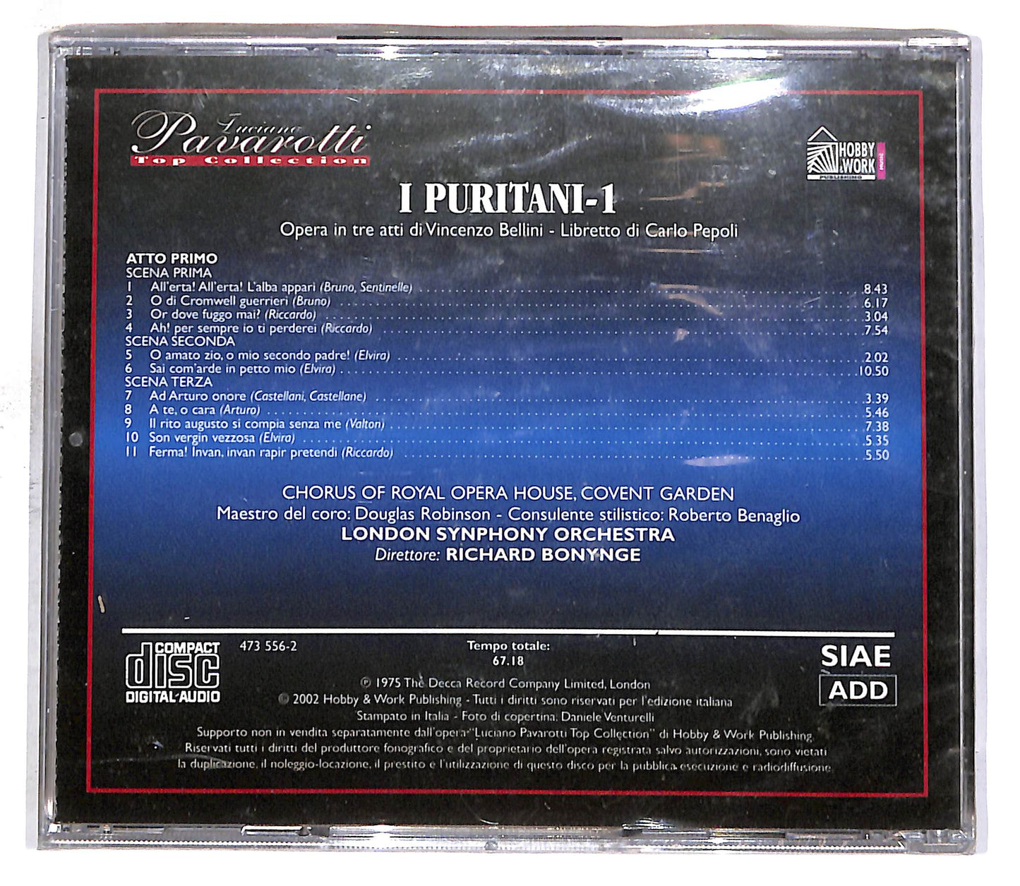 EBOND I Puritani 1 - Luciano Pavarotti - Top Collection EDITORIA CD CD059212