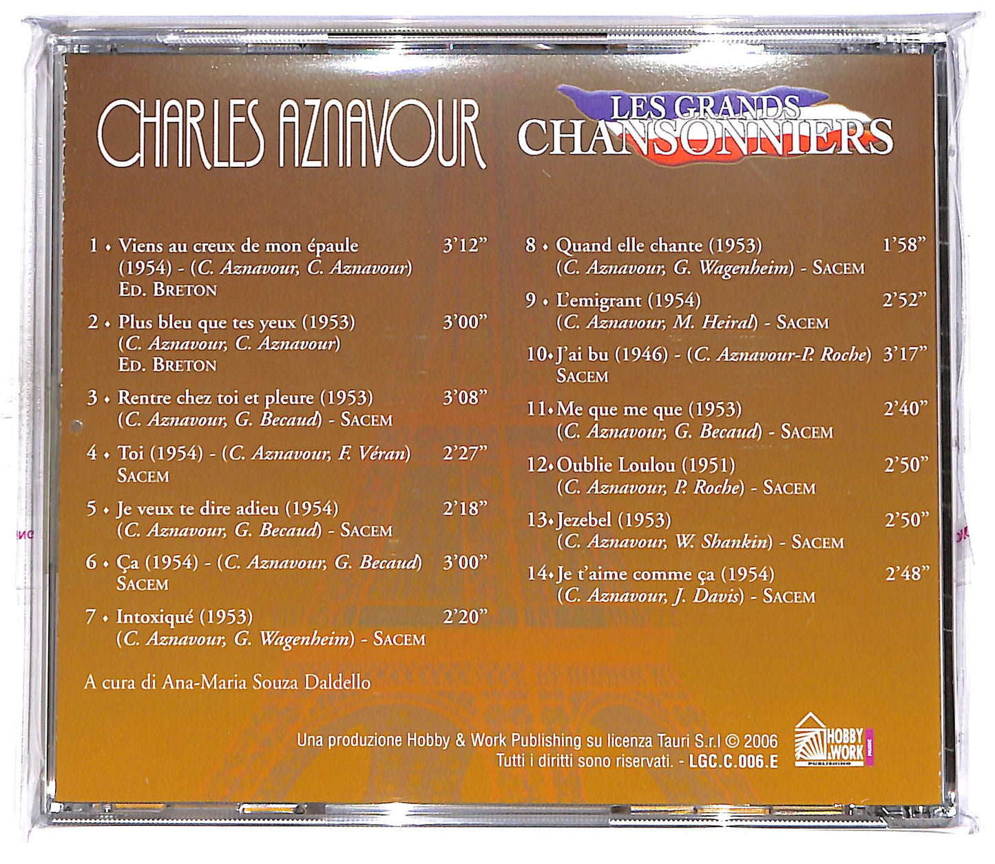 EBOND Charles Aznavour - Charles Aznavour EDITORIALE CD CD059224