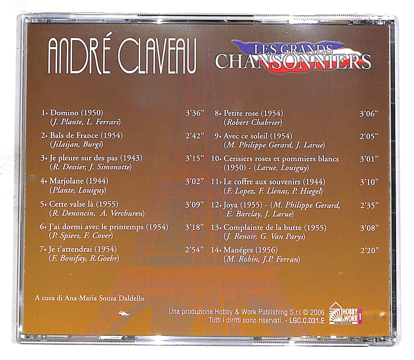 EBOND Andre Claveau - Andre Claveau EDITORIALE CD CD059226