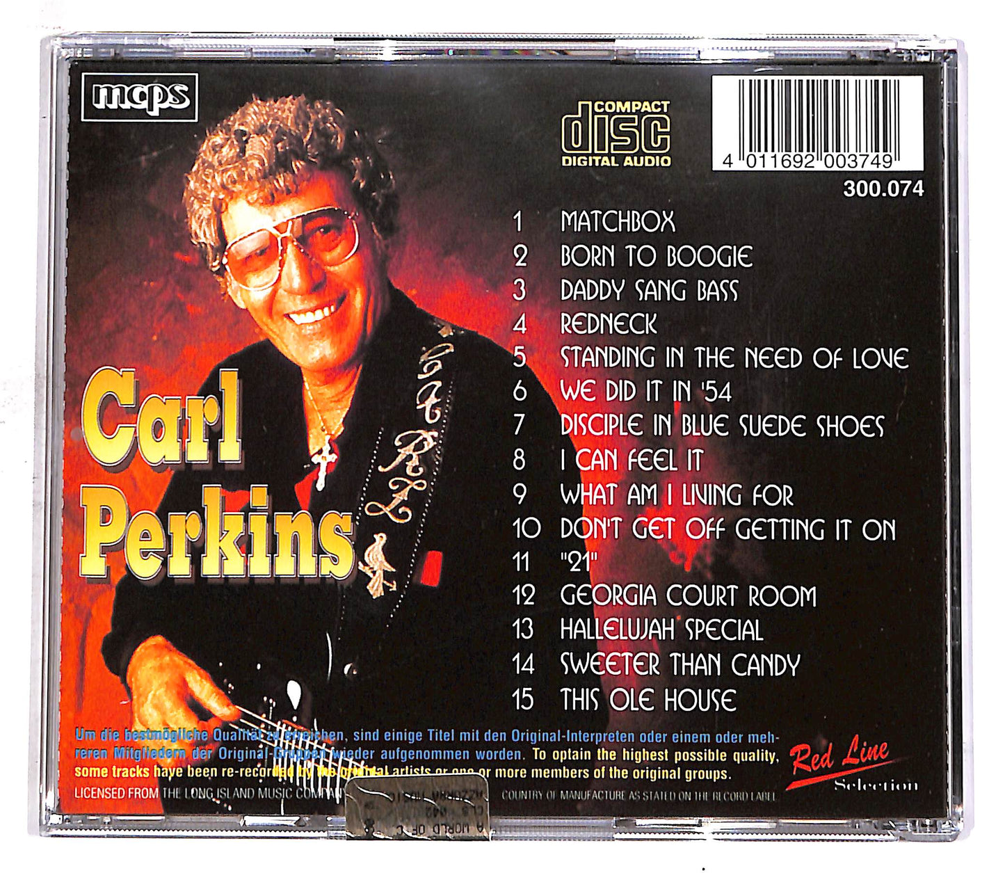 EBOND Carl Perkins - Matchbox CD CD059314
