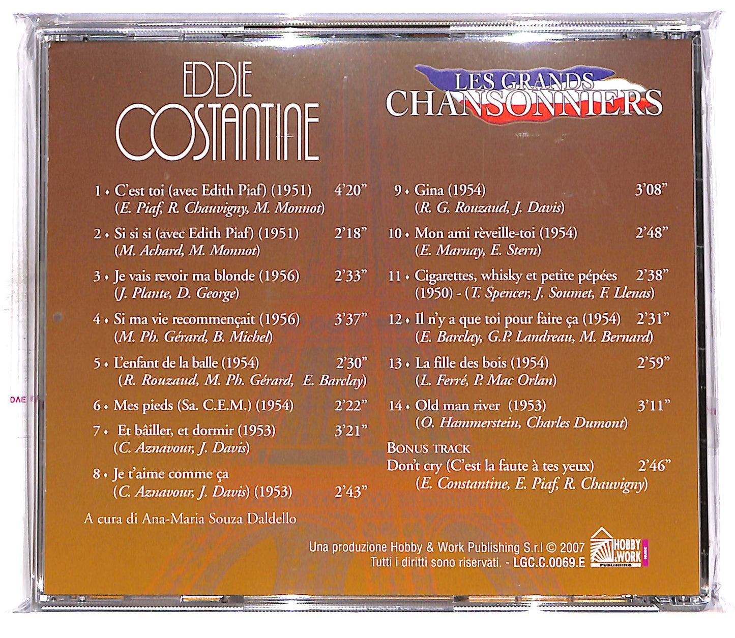 EBOND Eddie Constantine - Eddie Constantine EDITORIALE CD CD059334