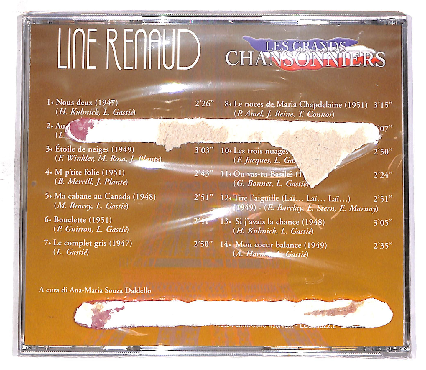 EBOND Line Renaud - Line Renaud EDITORIALE CD CD059335