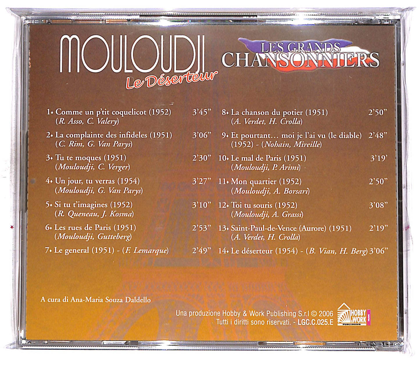 EBOND Mouloudji - Mouloudji EDITORIALE CD CD059337