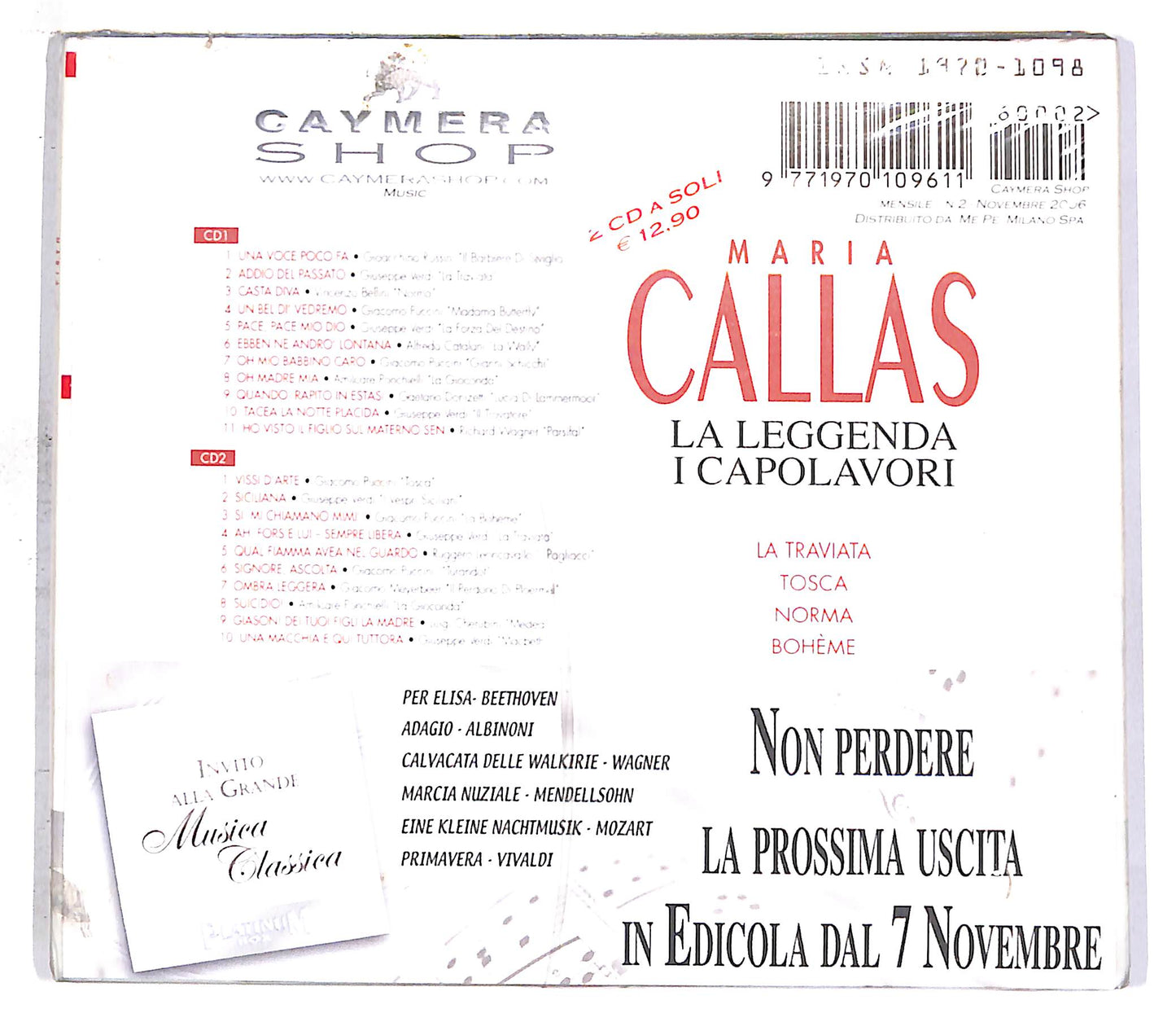 EBOND Maria Callas - La Leggenda I Capolavori (2 dischi) EDITORIALE CD CD059357