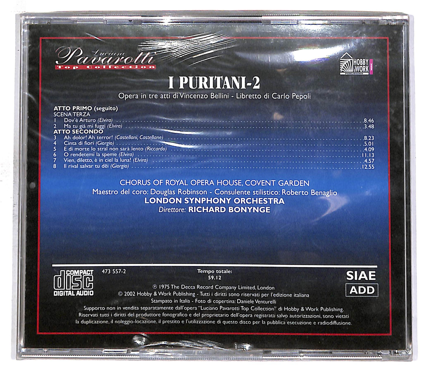 EBOND I Puritani 2 - Luciano Pavarotti - Top Collection EDITORIALE CD CD059360