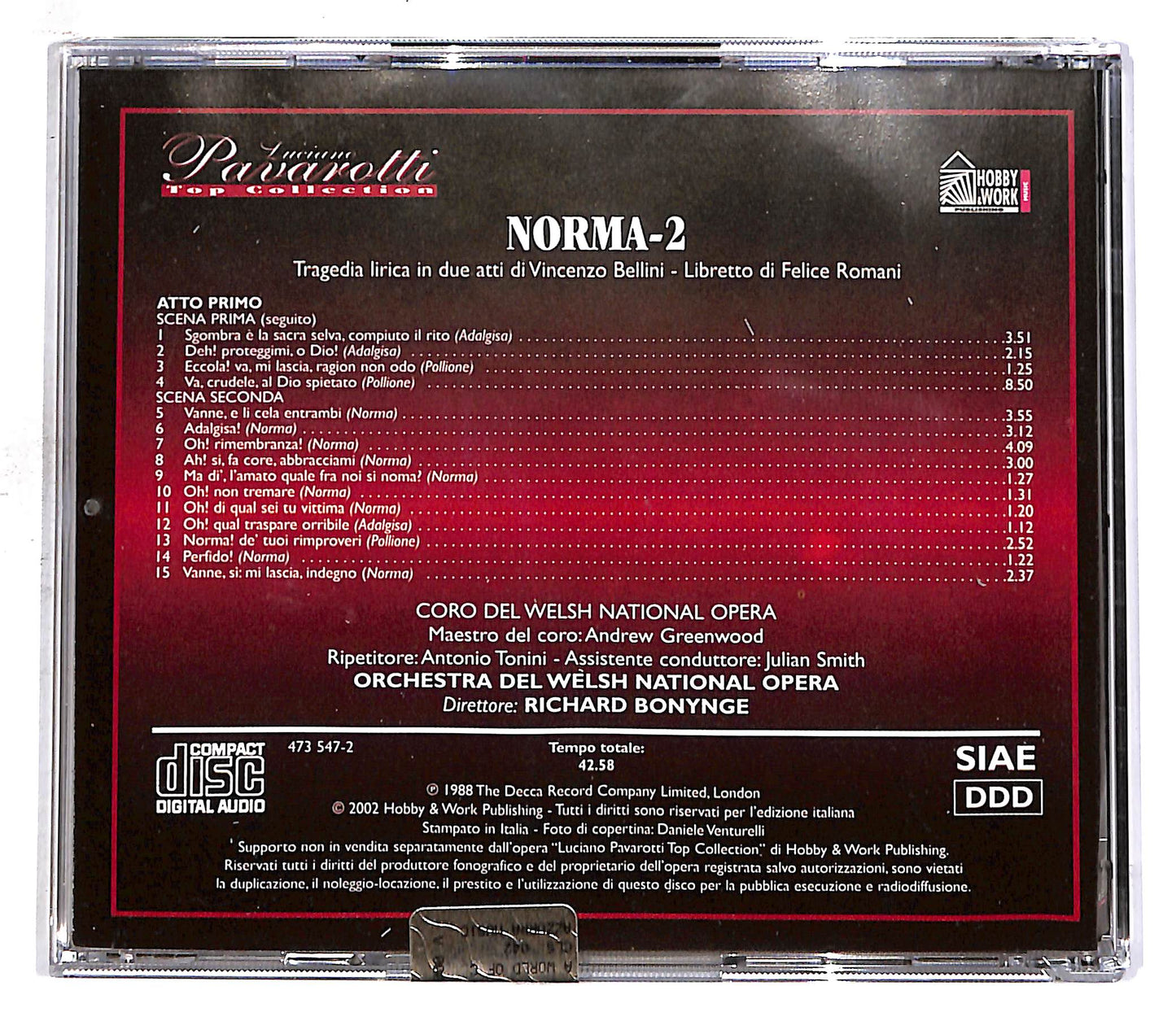 EBOND Norma 2 - Luciano Pavarotti - Top Collection EDITORIALE CD CD059362