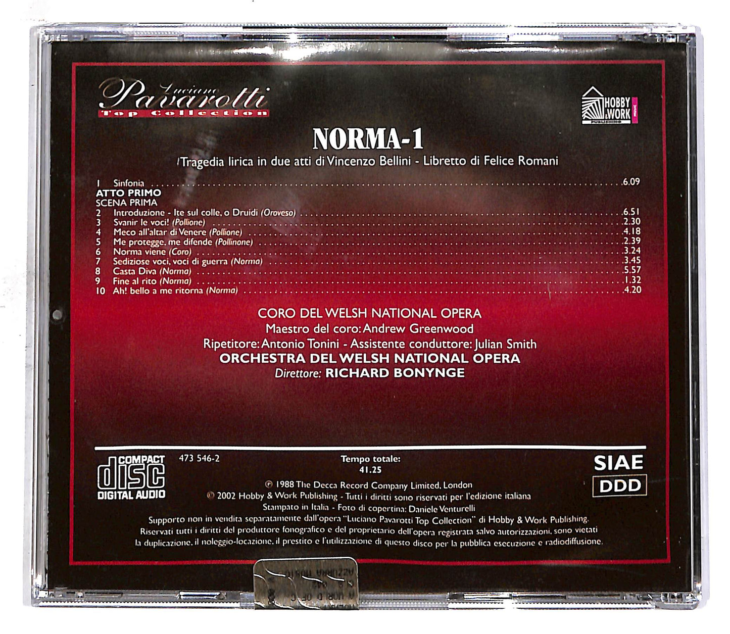 EBOND Norma 1 - Luciano Pavarotti - Top Collection EDITORIALE CD CD059363