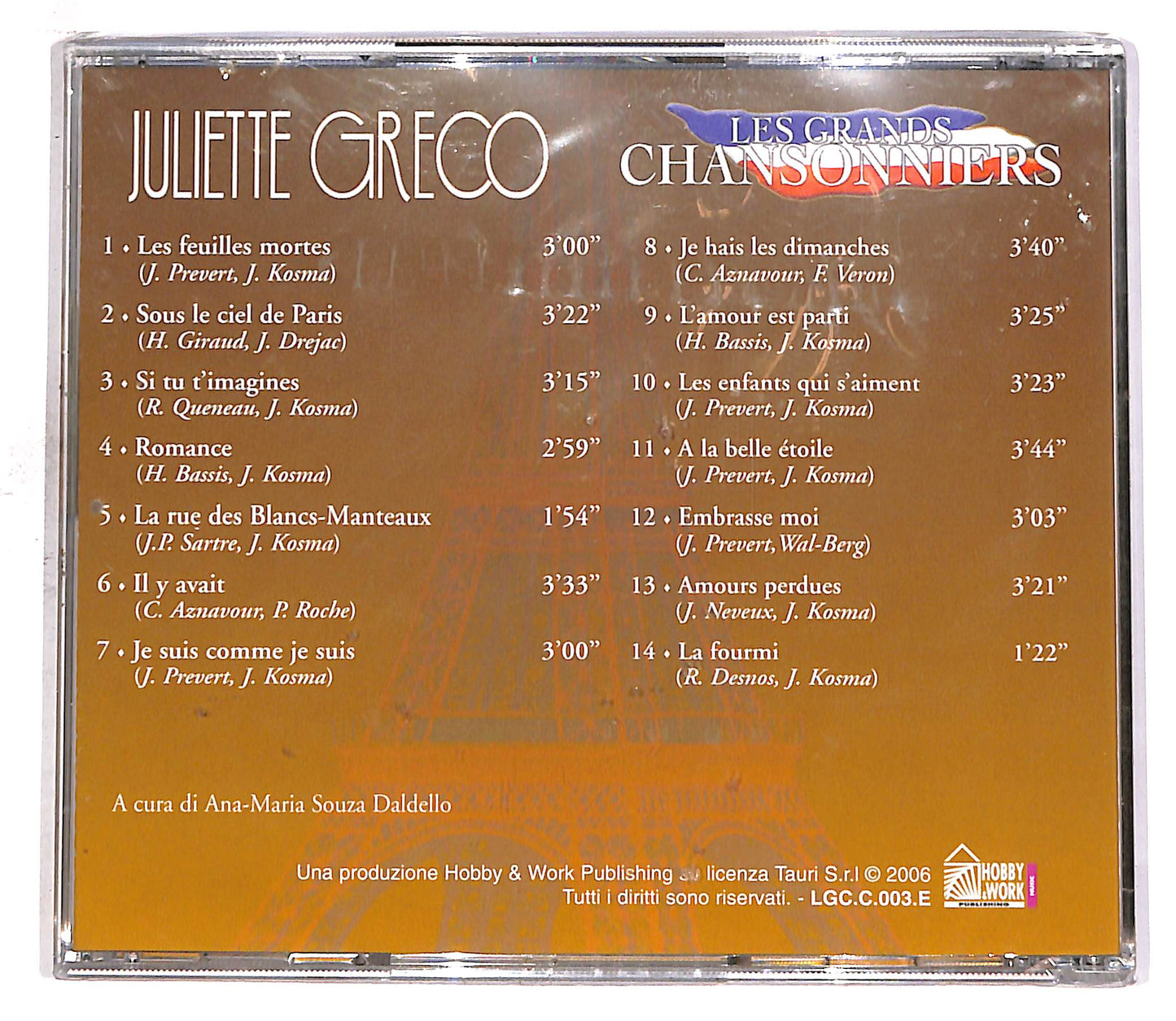 EBOND Juliette Greco - Juliette Greco EDITORIALE CD CD059416