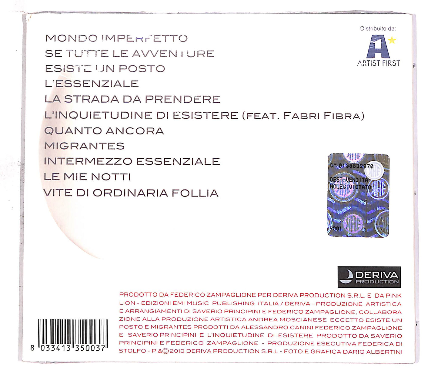 EBOND Tiromancino - L'Essenziale CD CD059430