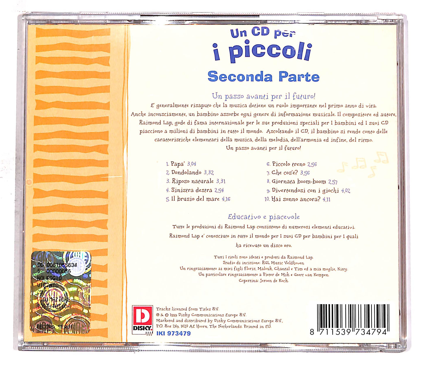 EBOND Various - UnPer I Piccoli - Seconda Parte CD CD059461