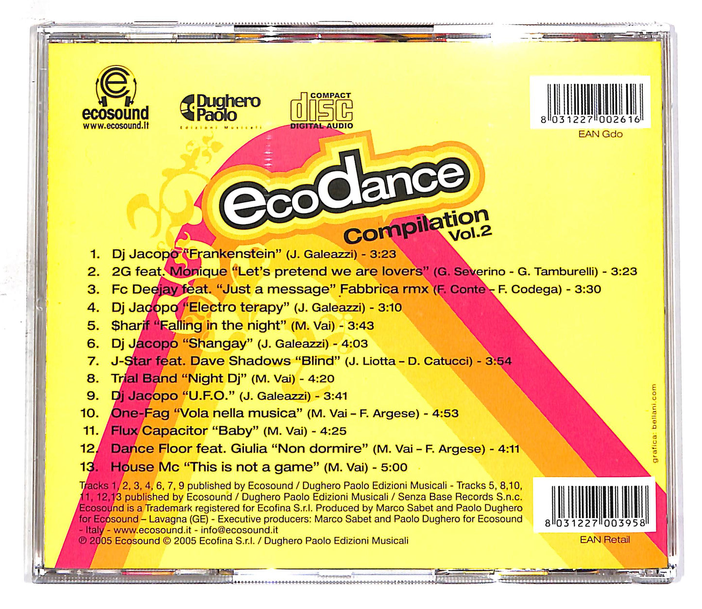EBOND Various - Ecodance Compilation Vol. 2 CD CD059512