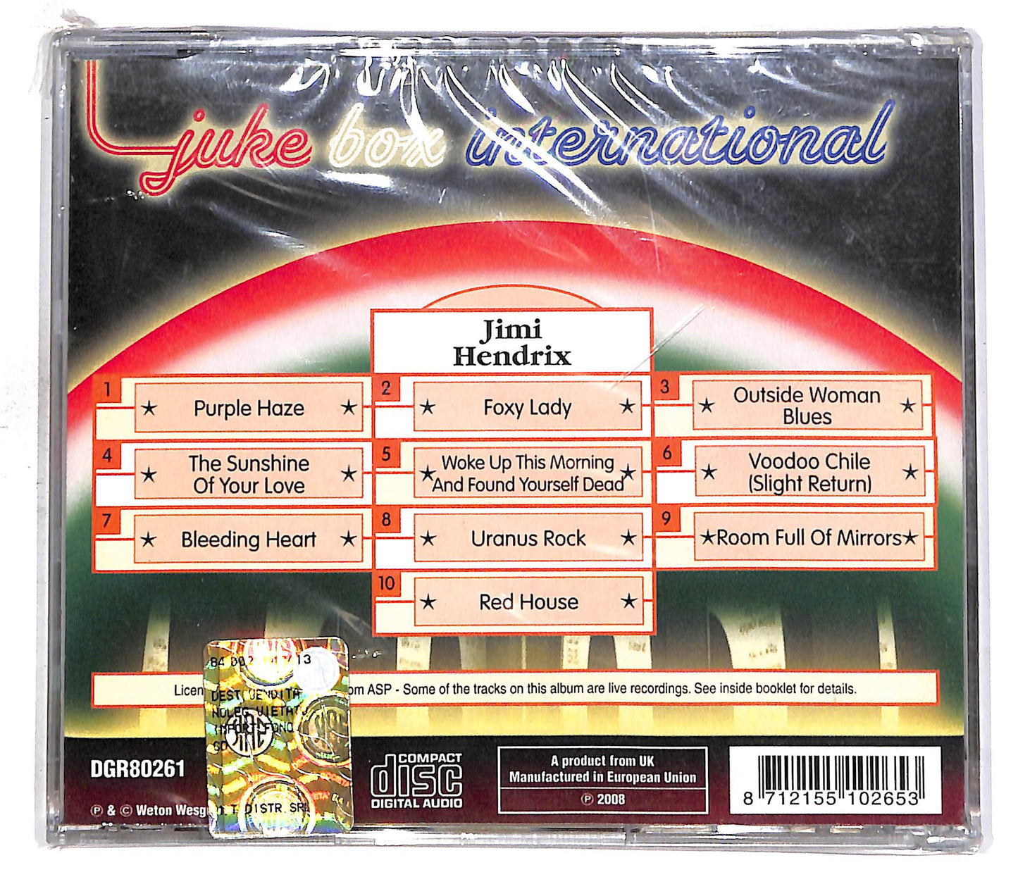 EBOND Jimi Hendrix - Jimi Hendrix CD CD059522