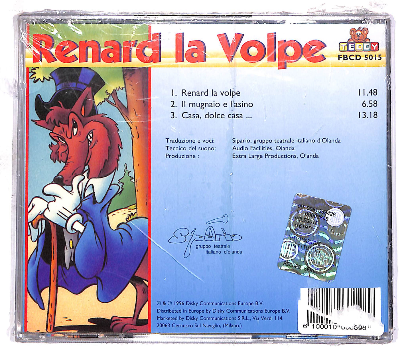 EBOND Variours - Renard la Volpe CD CD059603