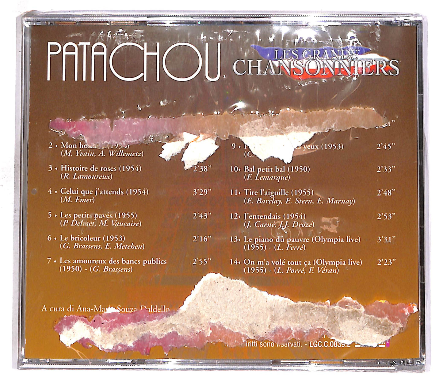 EBOND Patachou - Patachou EDITORIALE CD CD059621
