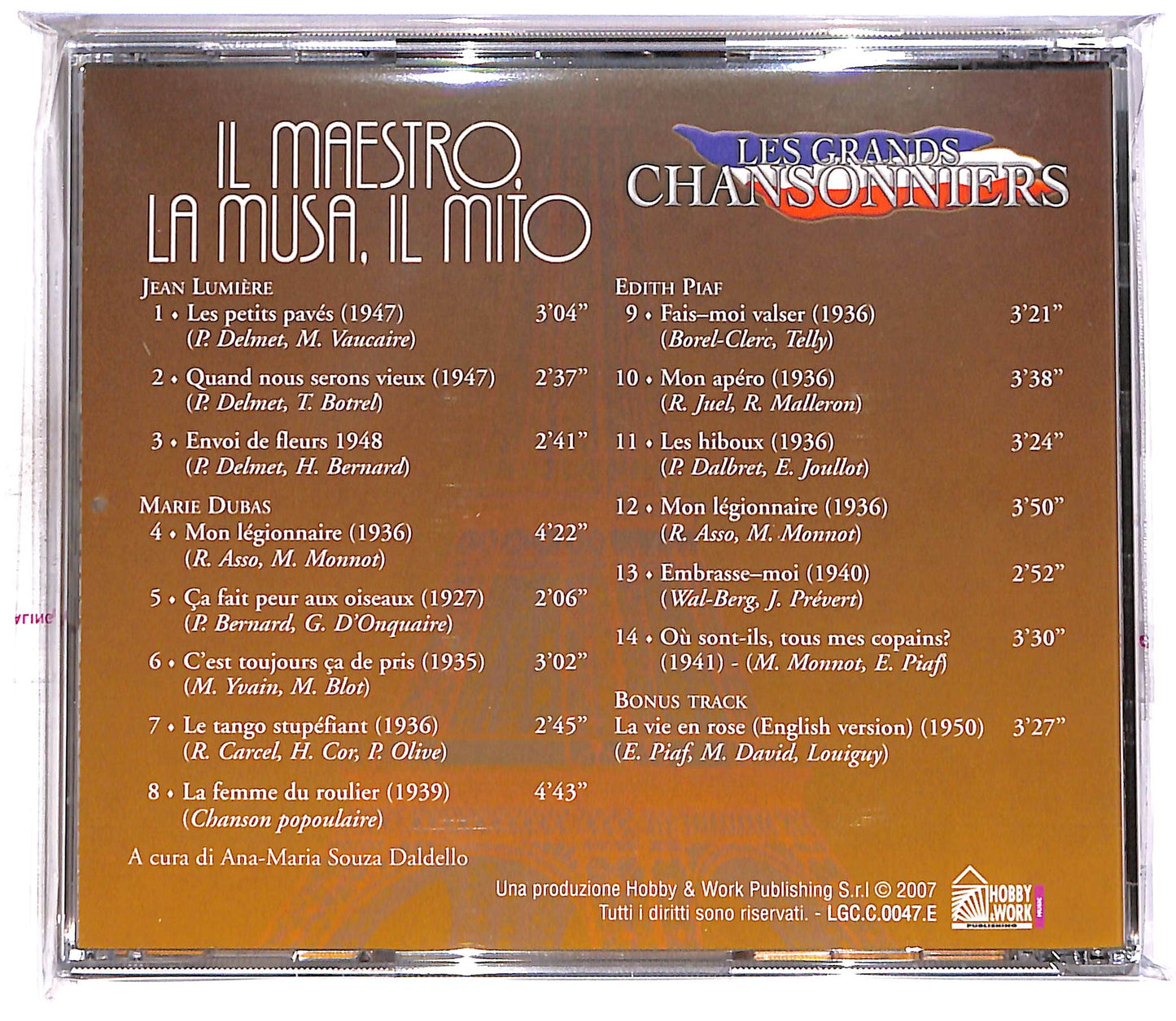 EBOND Les Grands Chansonniers - Il Maestro, La Musa, Il Mito EDITORI CD CD059624