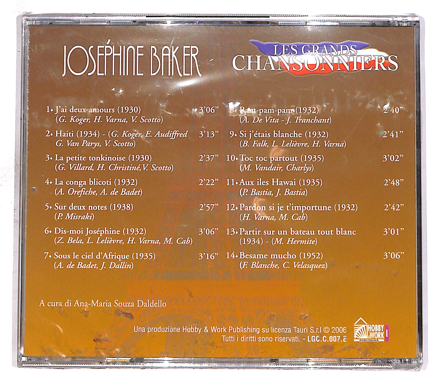 EBOND Josephine Baker - Josephine Baker EDITORIALE CD CD059625