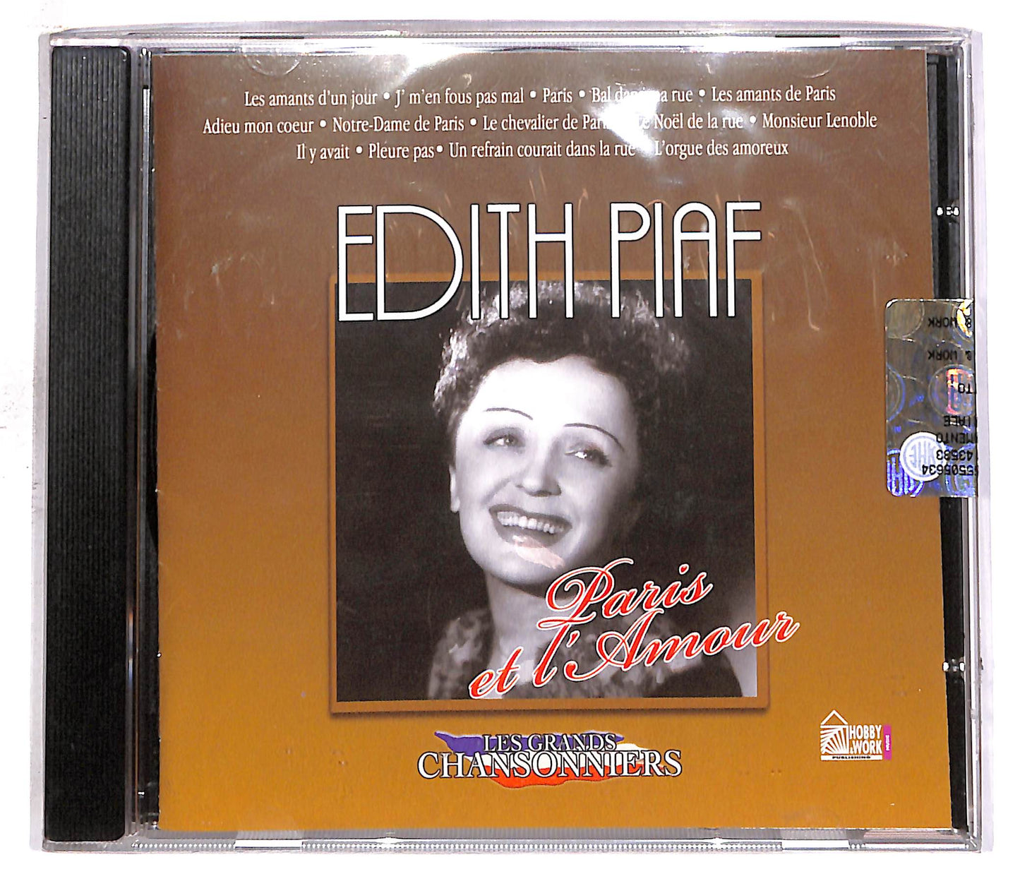 EBOND Edith Piaf - Edith Piaf Paris Et L'Amour EDITORIALE CD CD059633