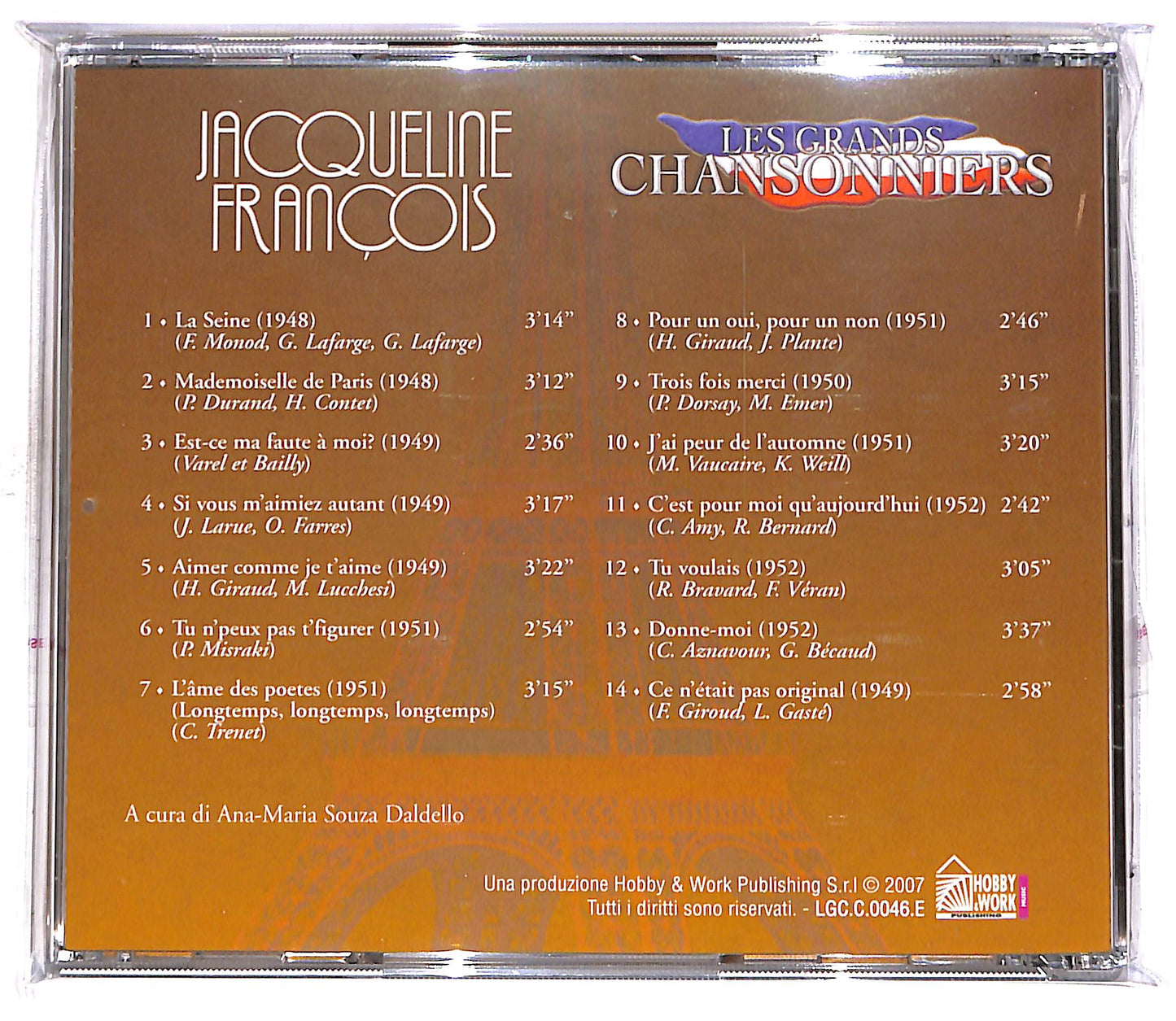 EBOND Jacqueline Francois - Jacqueline Francois EDITORIALE CD CD059641