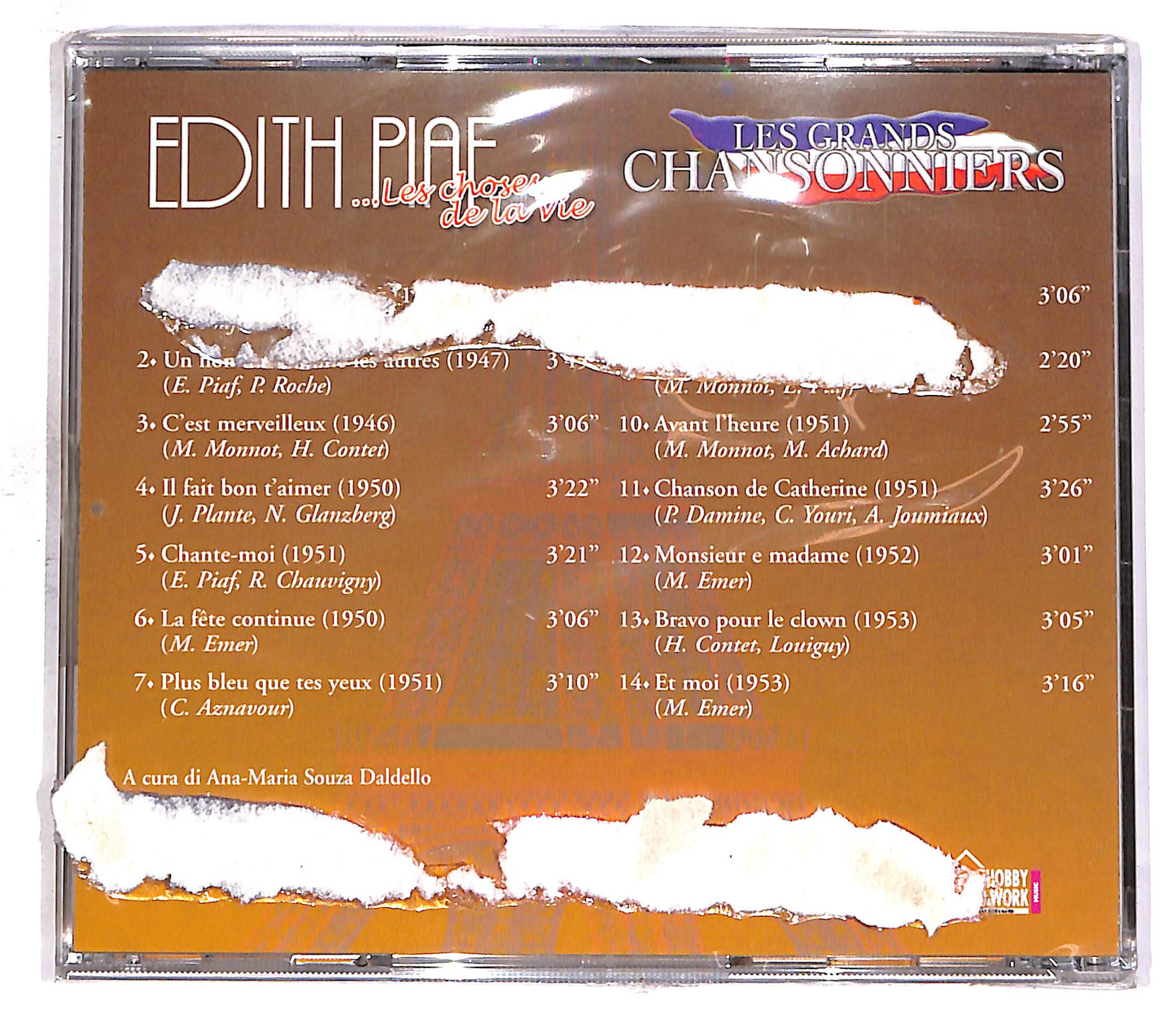 EBOND Les Grands Chansonniers - Edith Piaf EDITORIALE CD CD059707