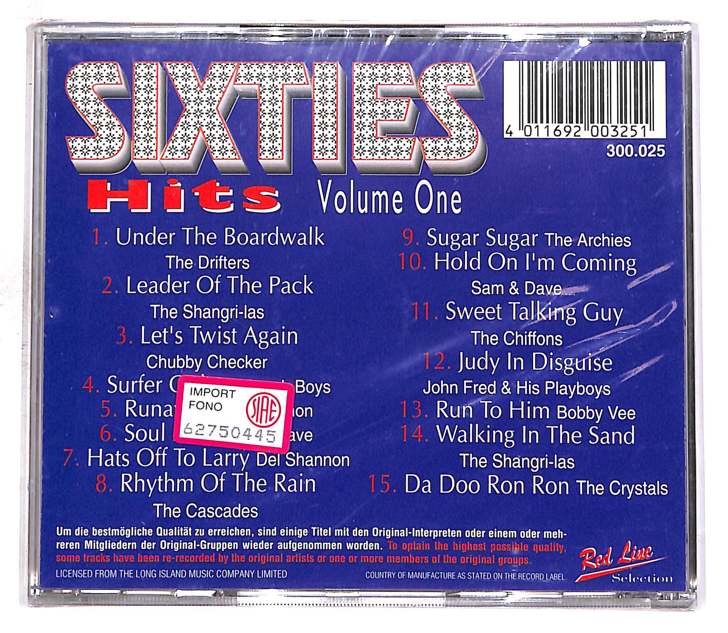 EBOND Sixties Hits Volume One CD CD059712