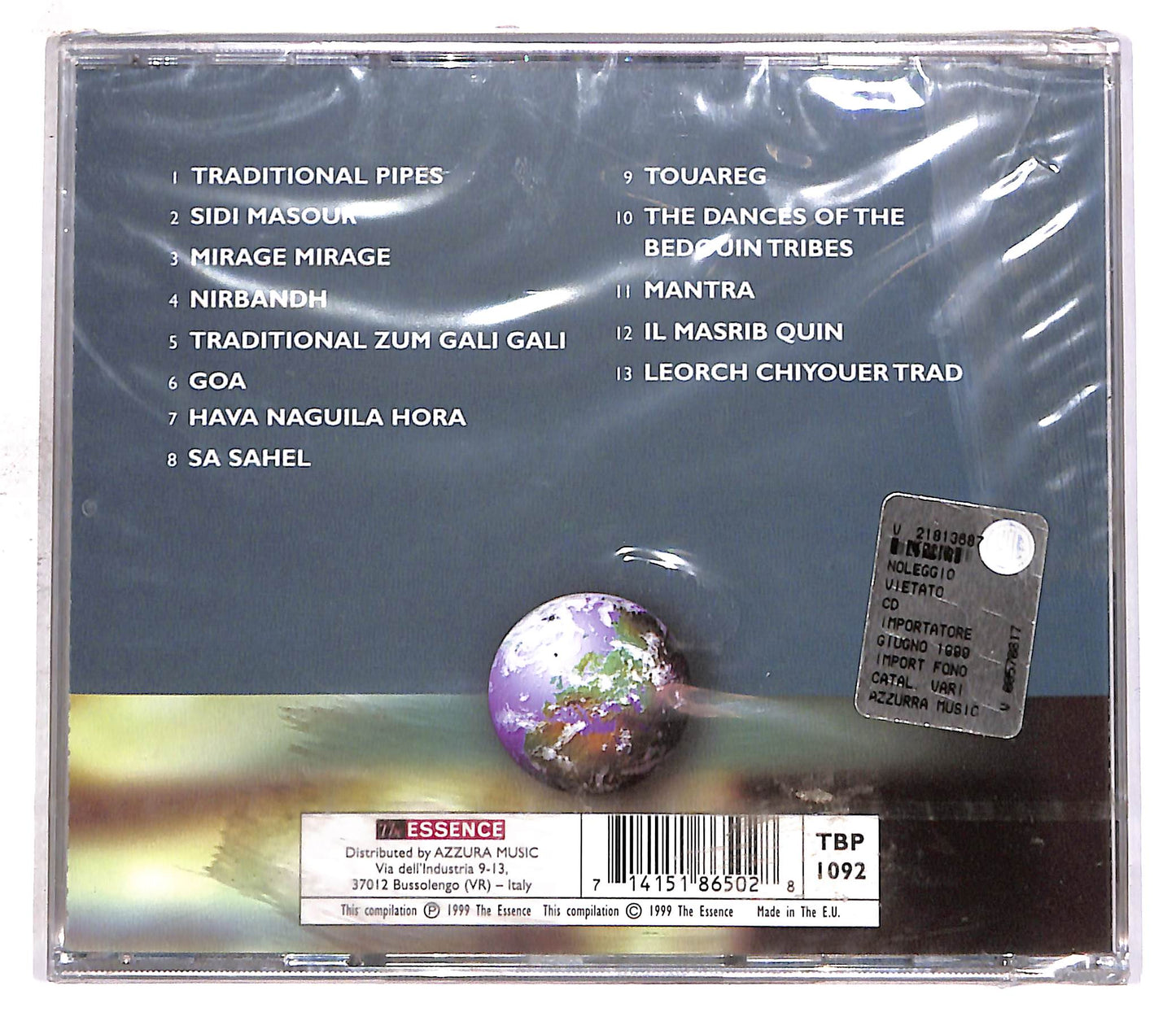 EBOND Various - The Experience Of Middle East CD CD059720