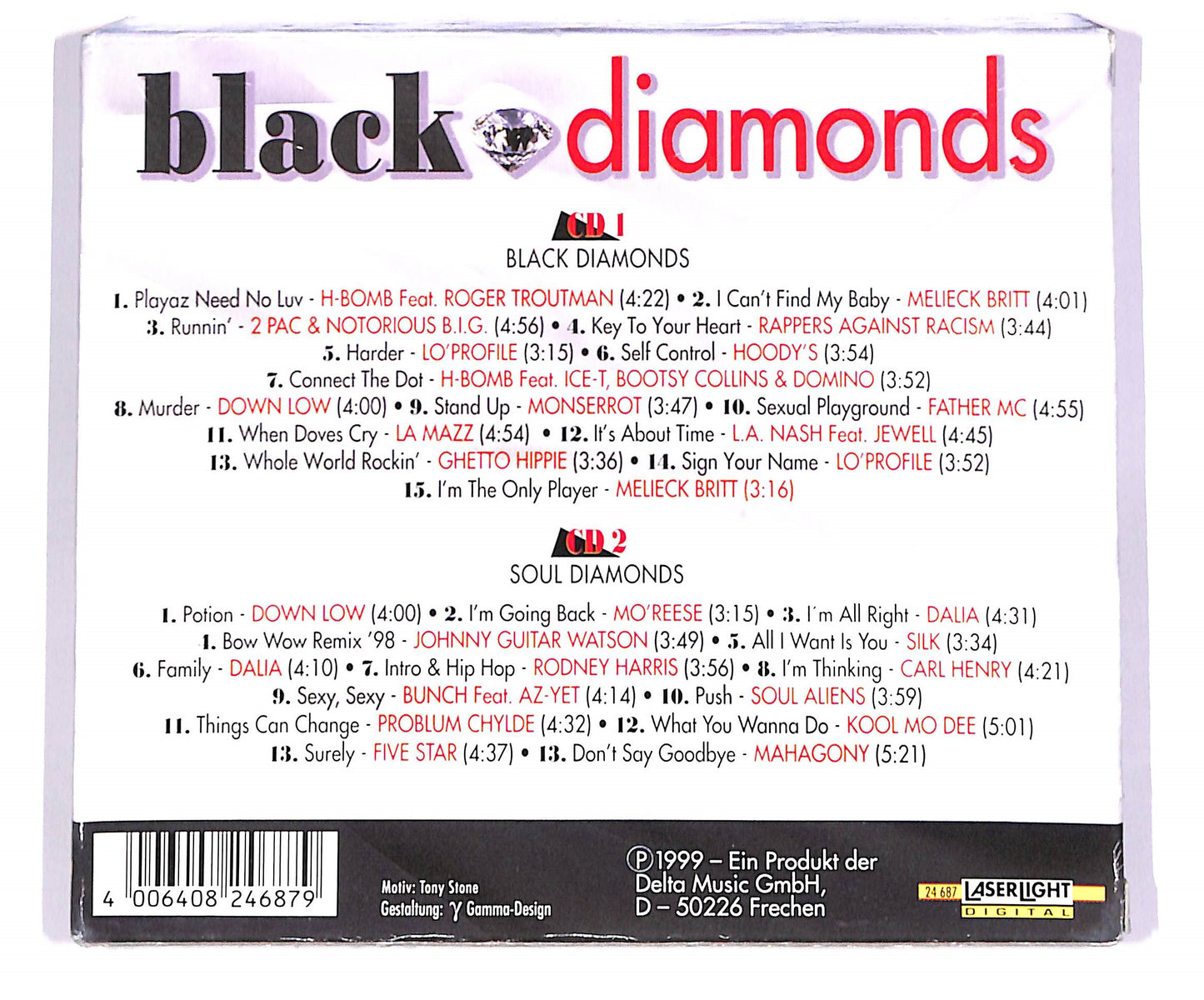 EBOND Various - Black Diamonds (2 dischi) CD CD059724