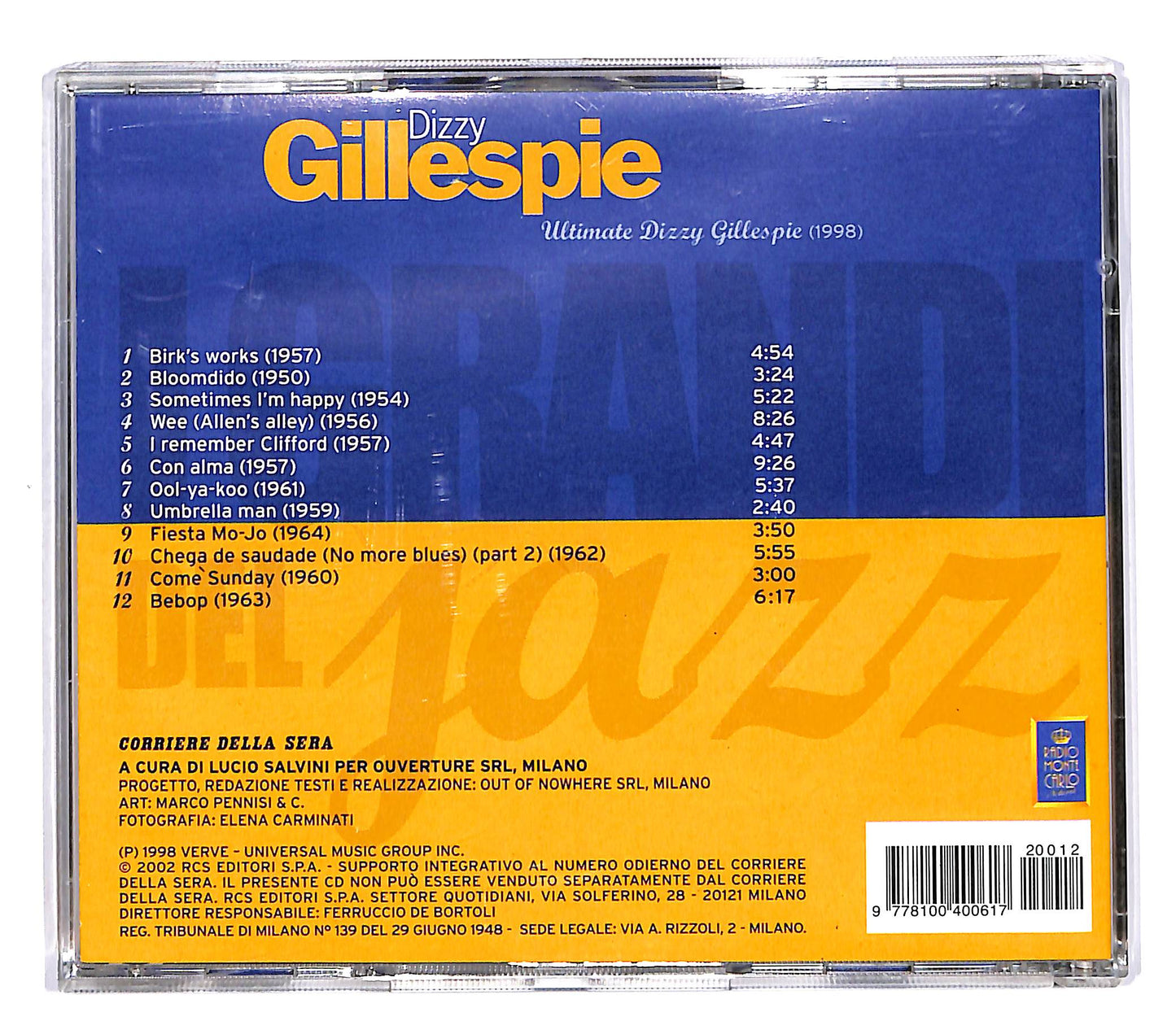 EBOND Dizzy Gillespie - Ultimate Dizzy Gillespie EDITORIALE CD CD059808