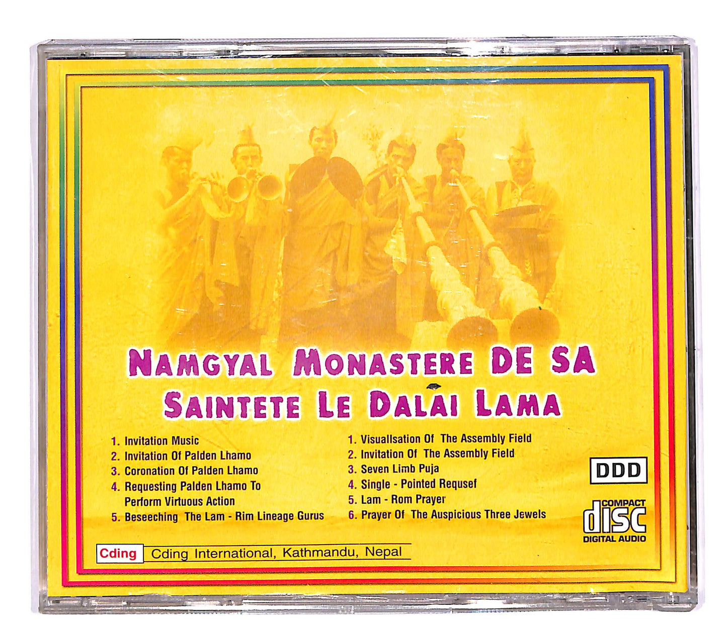 EBOND Namgyal Monastere - Chants Et Musique De La Sagesse CD CD059816