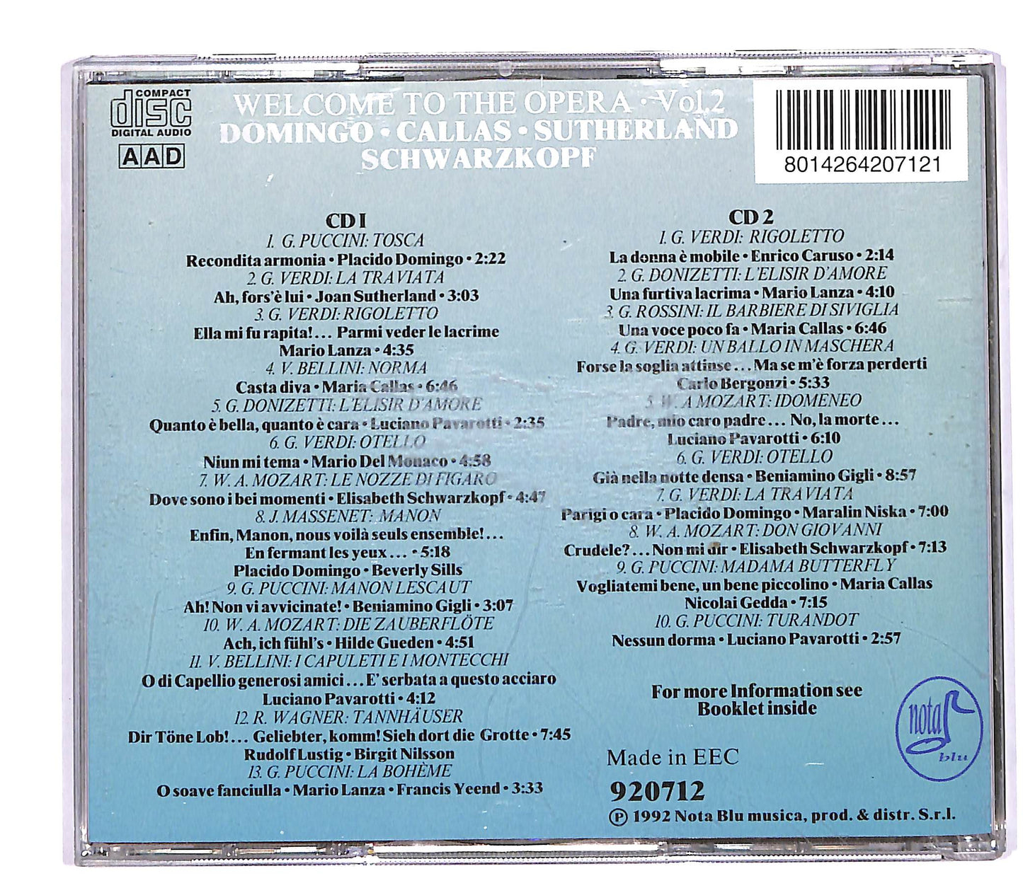 EBOND Various - Welcome to the Opera vol.2 CD CD059845