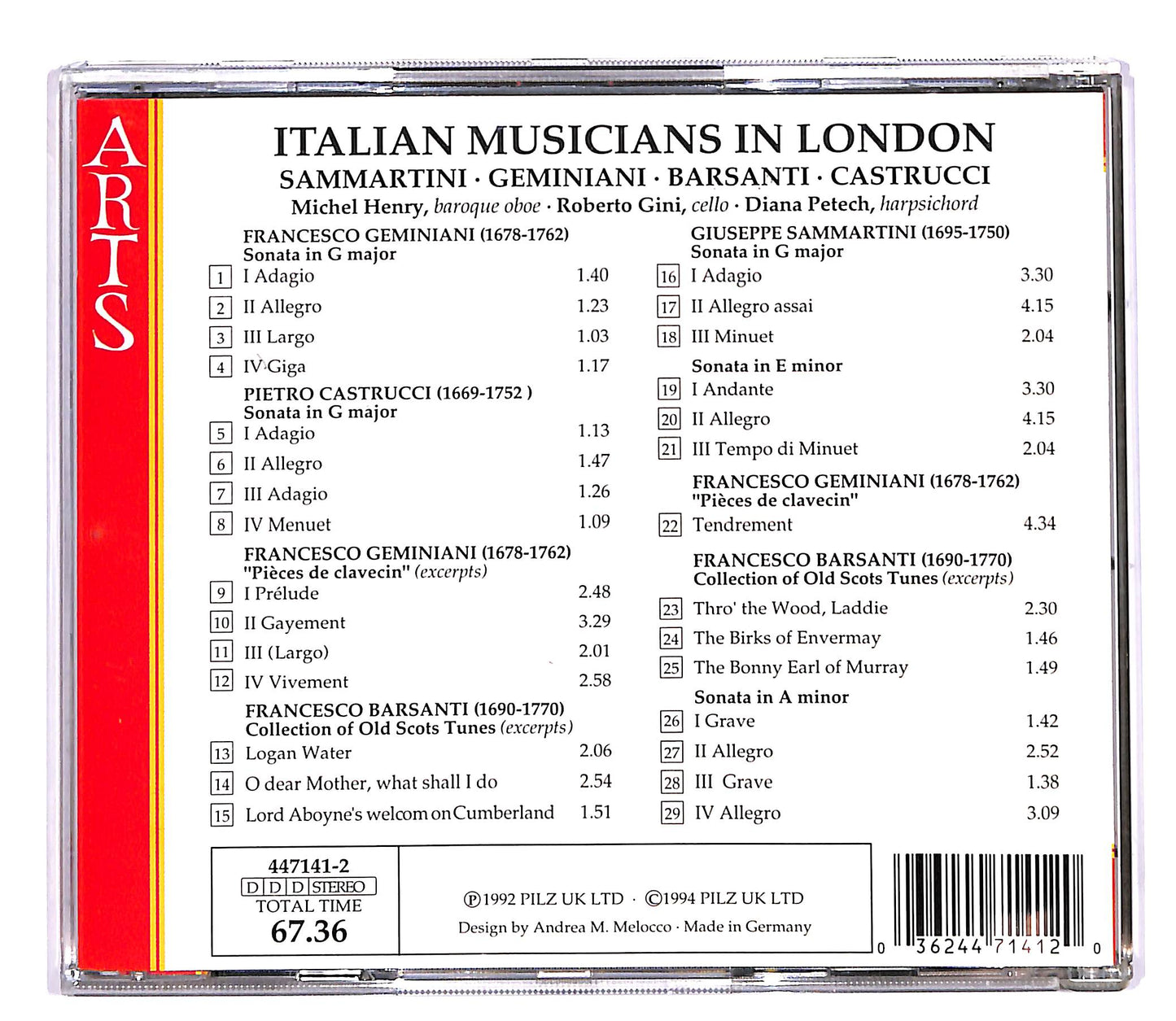 EBOND Various - Italian Musicians in London CD CD059903