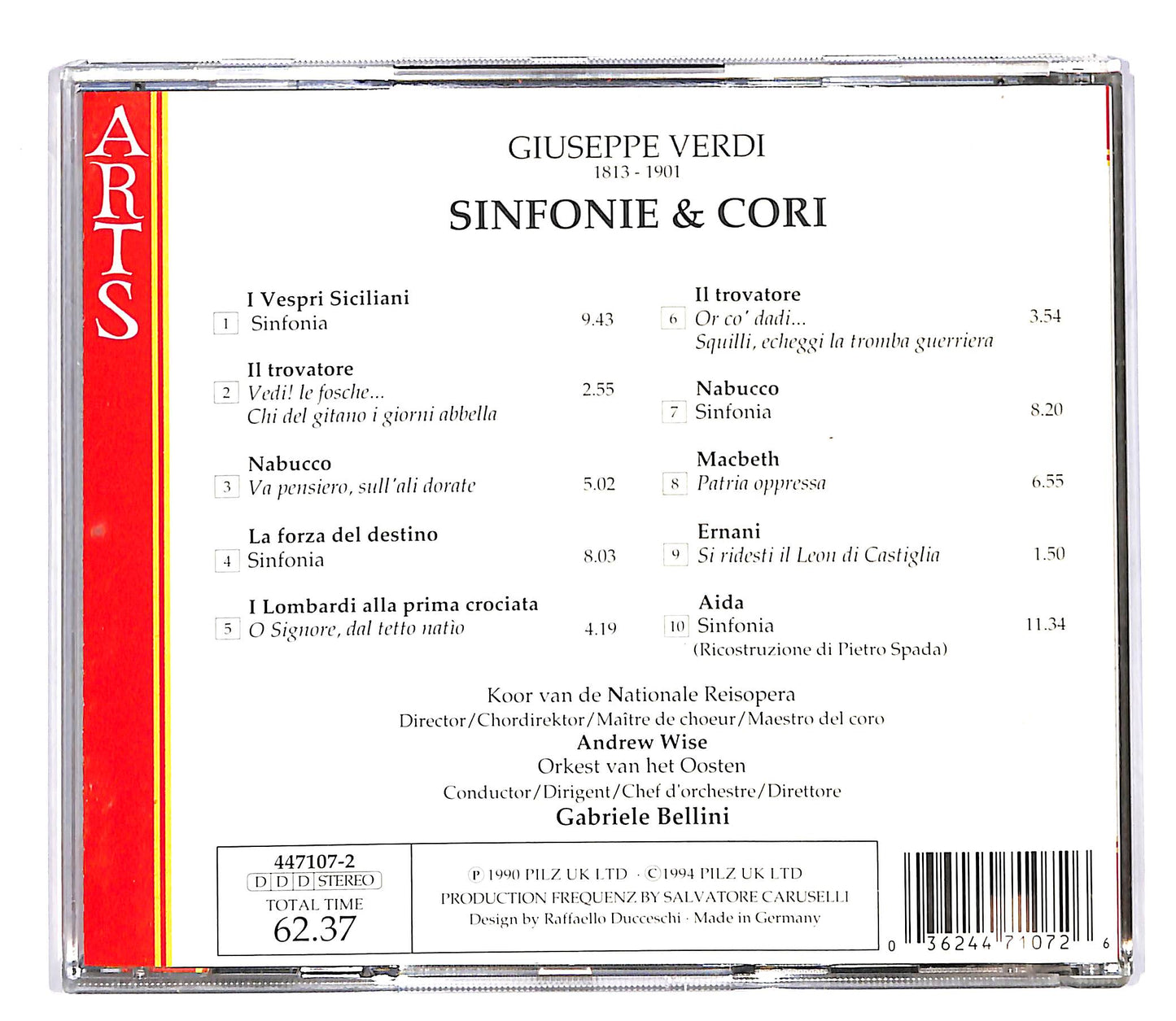 EBOND Giuseppe Verdi - Sinfonie e Cori CD CD059910