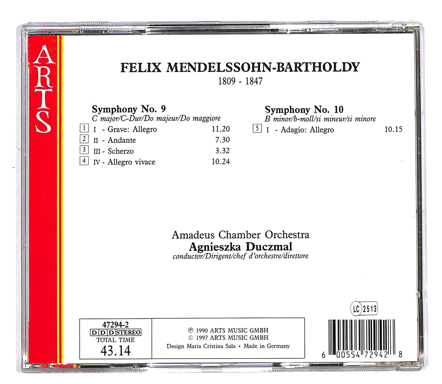EBOND Felix Mendelssonhn - symphonies for strings CD CD059919