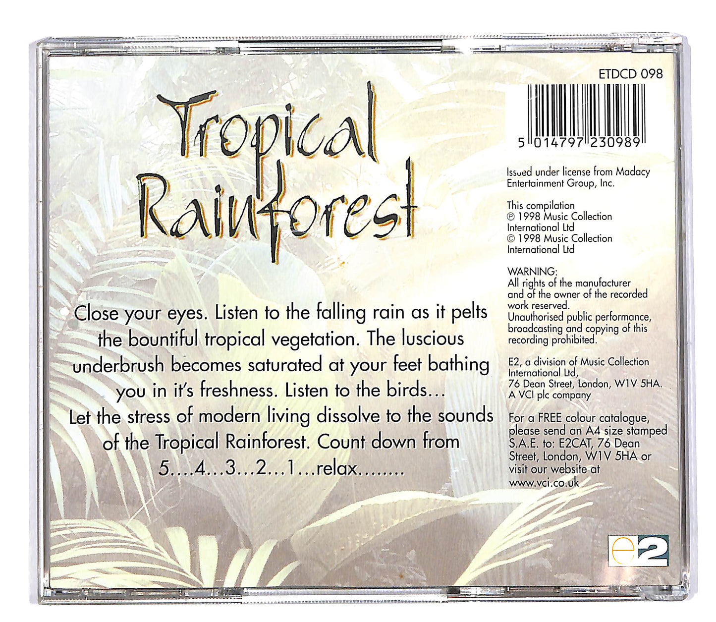 EBOND Various - Tropical Rainforest CD CD059934