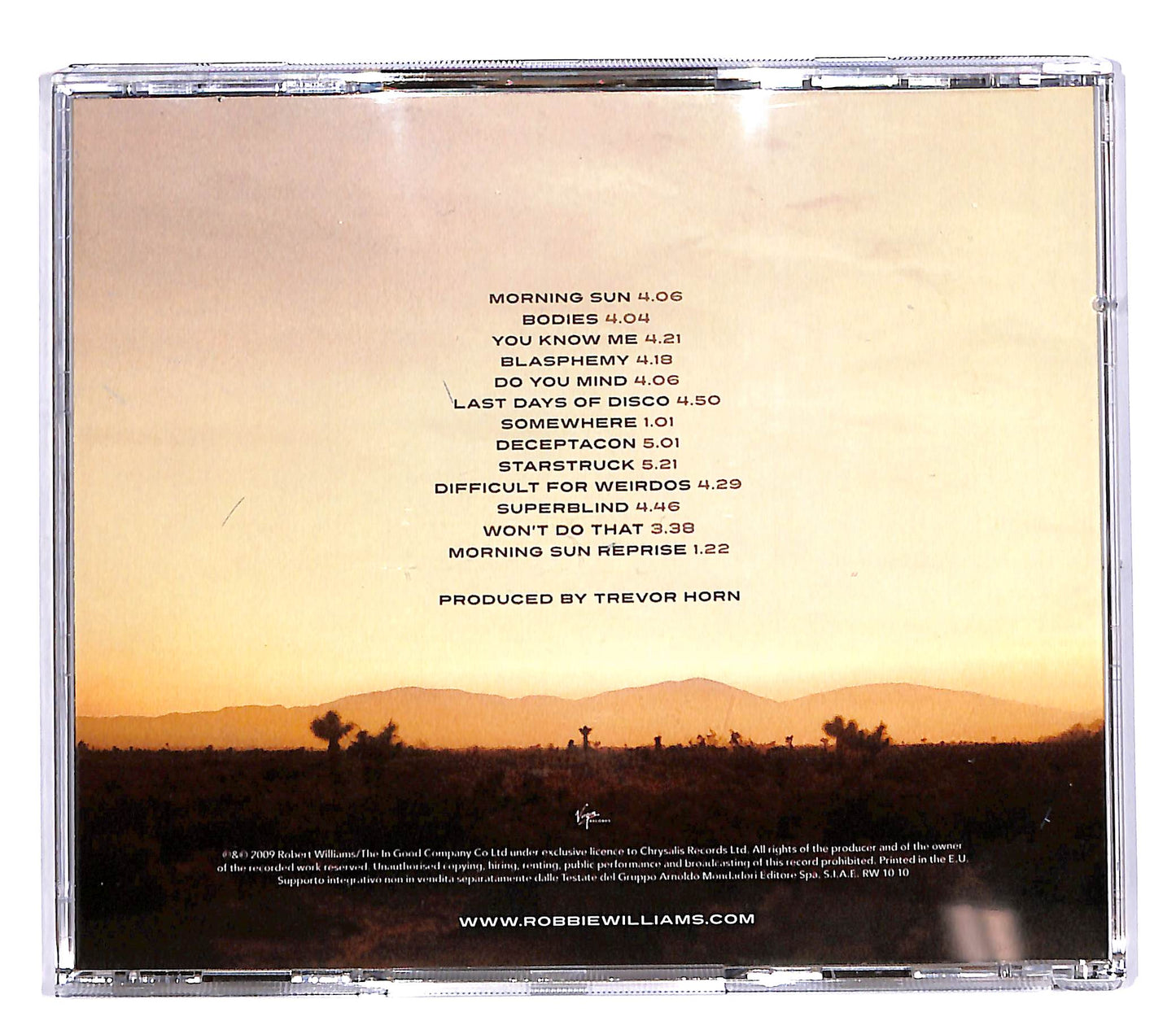 EBOND Robbie Williams - Reality Killed The Video Star CD CD060006