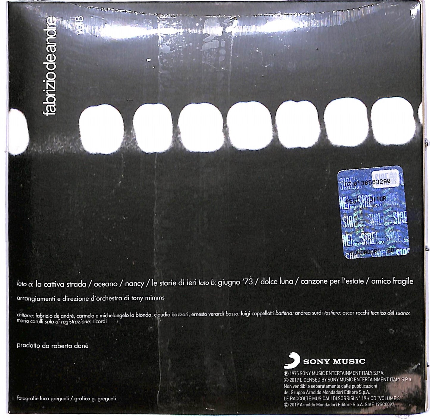 EBOND Fabrizio De Andre - Vol.8 EDITORIALE CD CD060214