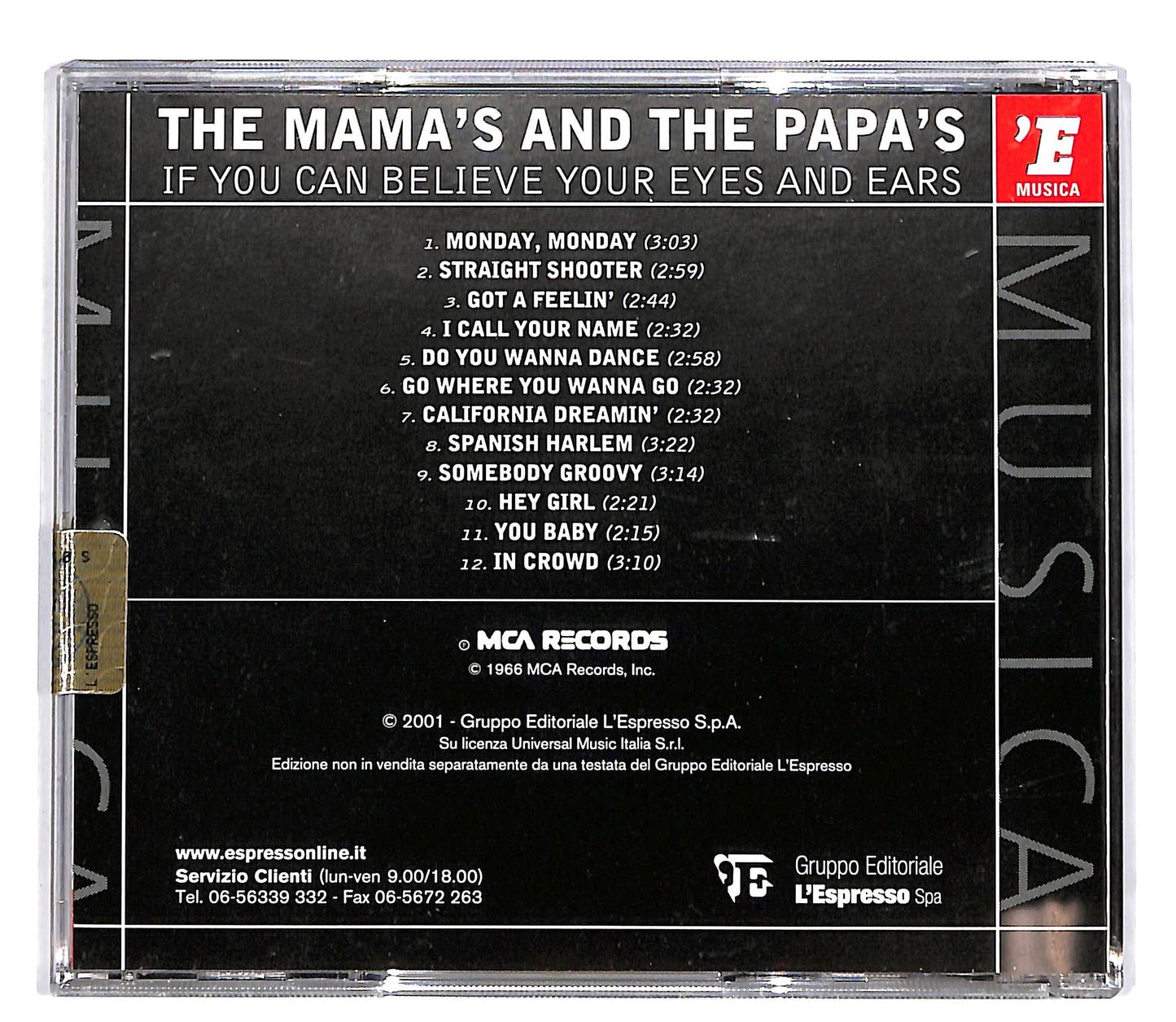EBOND The Mama's And The Papa's - If You Can Believe Your Eyes CD CD060307