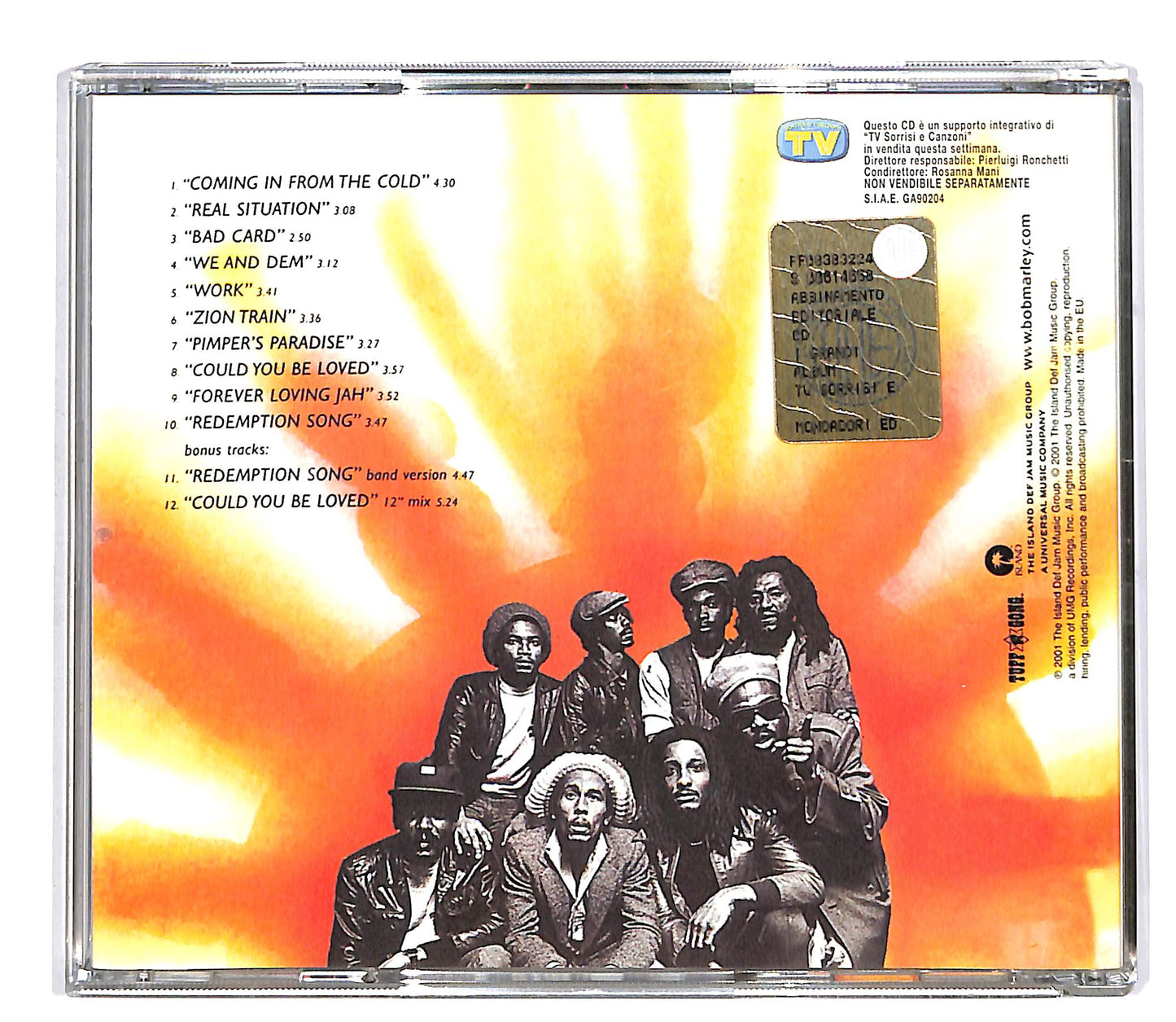 EBOND Bob Marley e The Wailers - Uprising EDITORIALE CD CD060322