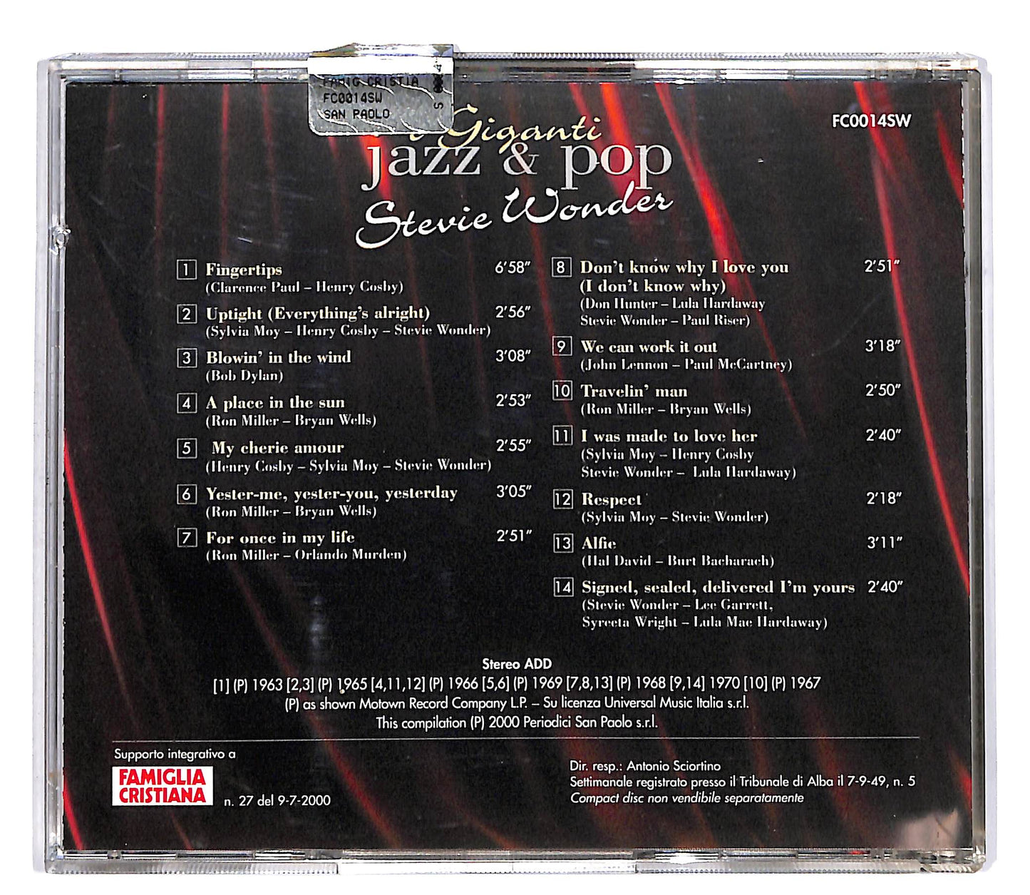 EBOND Stevie Wonder - Stevie Wonder EDITORIALE CD CD060332