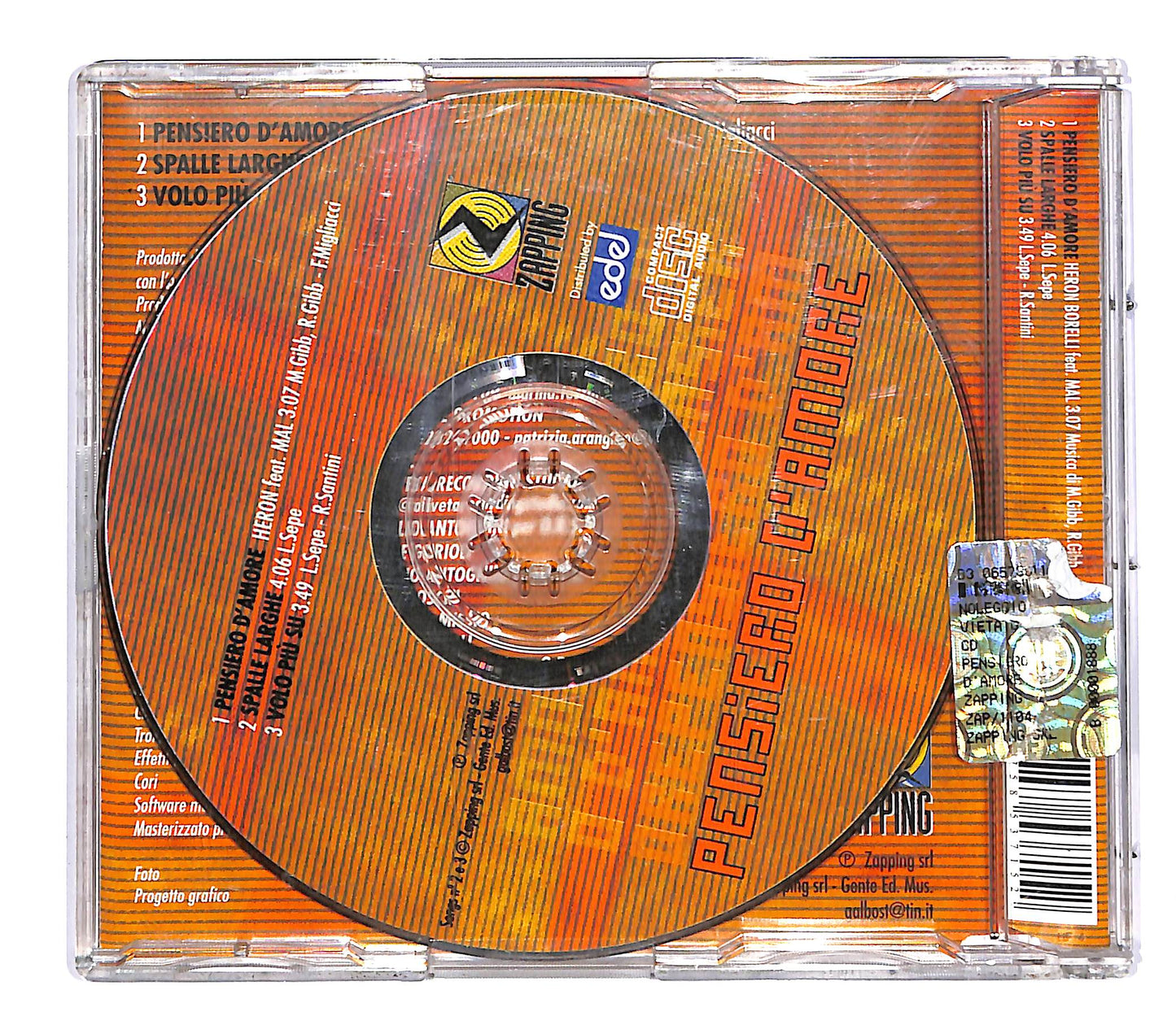 EBOND Heron Borelli Feat. Mal - Pensiero D'Amore CD CD060347