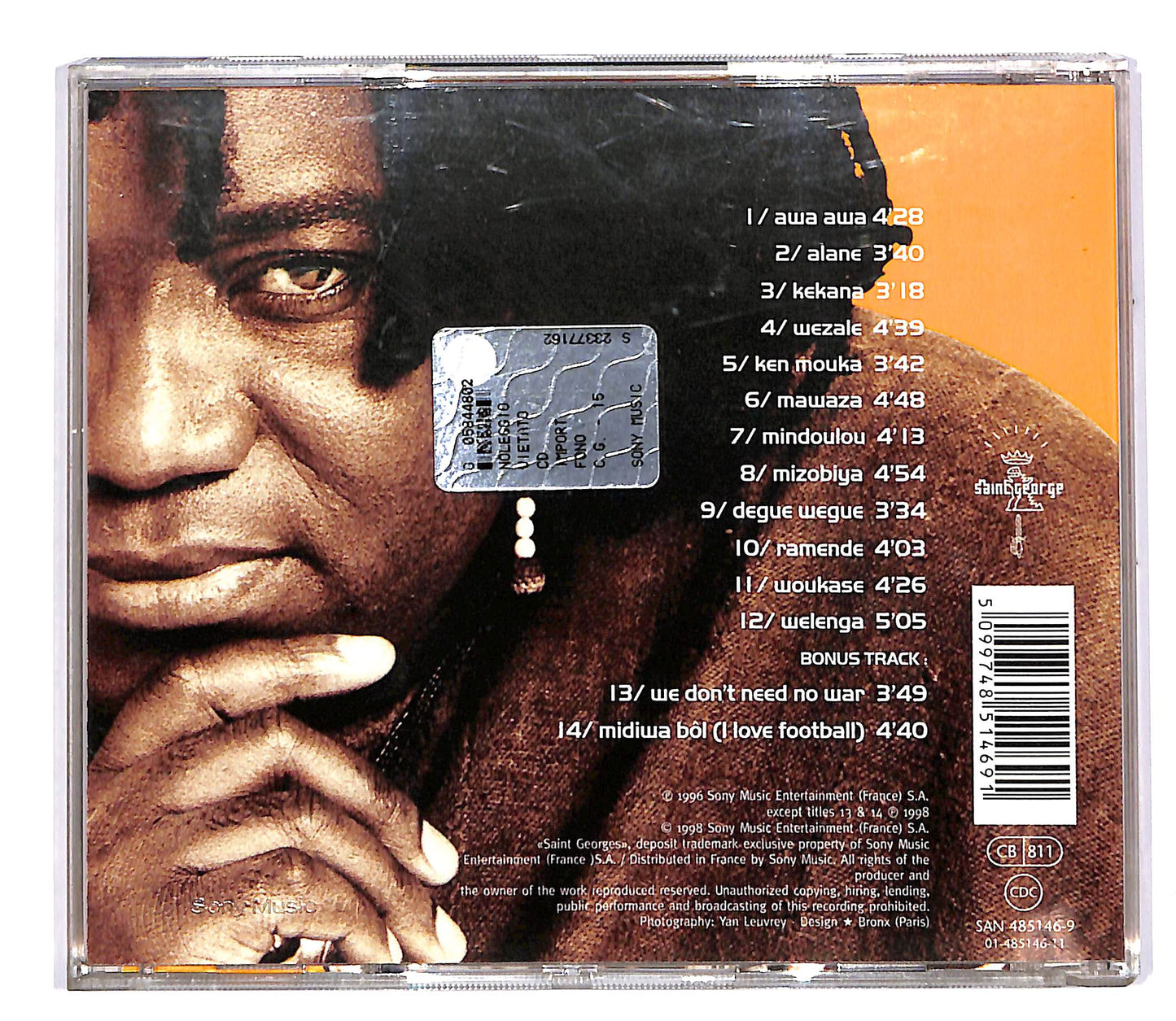 EBOND Wes - Welenga (Conscience Universelle) CD CD060363