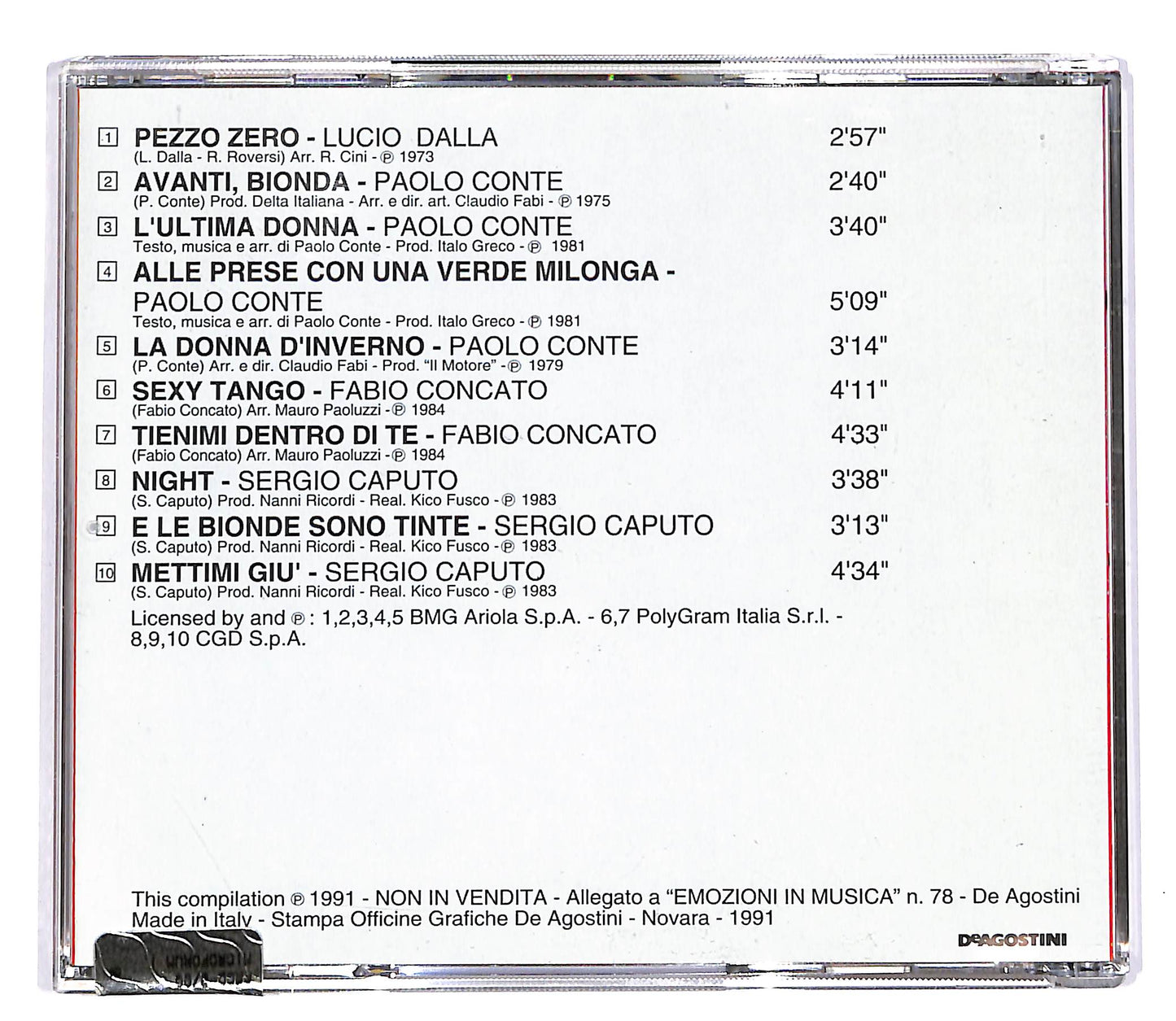 EBOND Various - Avanti Bionda EDITORIALE CD CD060421