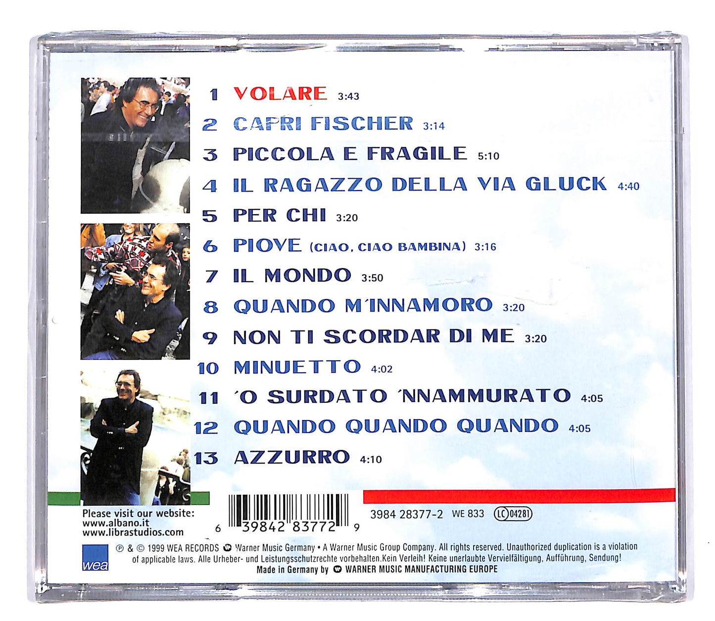 EBOND Al Bano Carrisi - Volare (My Favorite Italian Songs) CD CD060424
