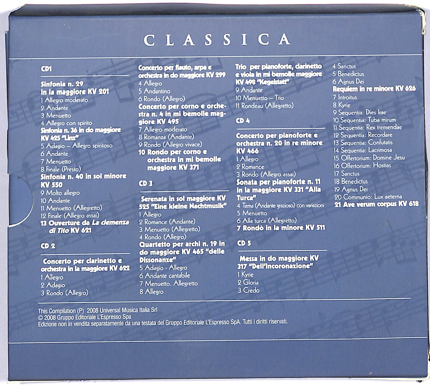 EBOND Classica - Mozart EDITORIALE CD CD060446