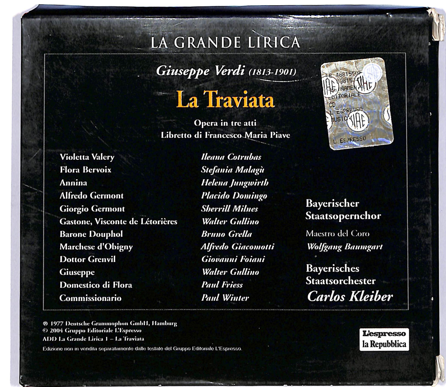 EBOND Giuseppe Verdi - La Traviata EDITORIALE CD CD060510