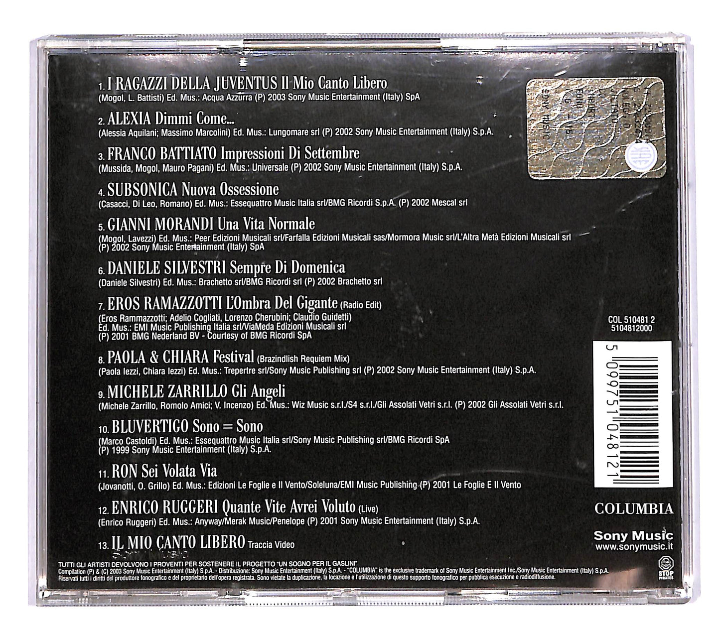 EBOND Various - Il Mio Canto Libero CD CD060530