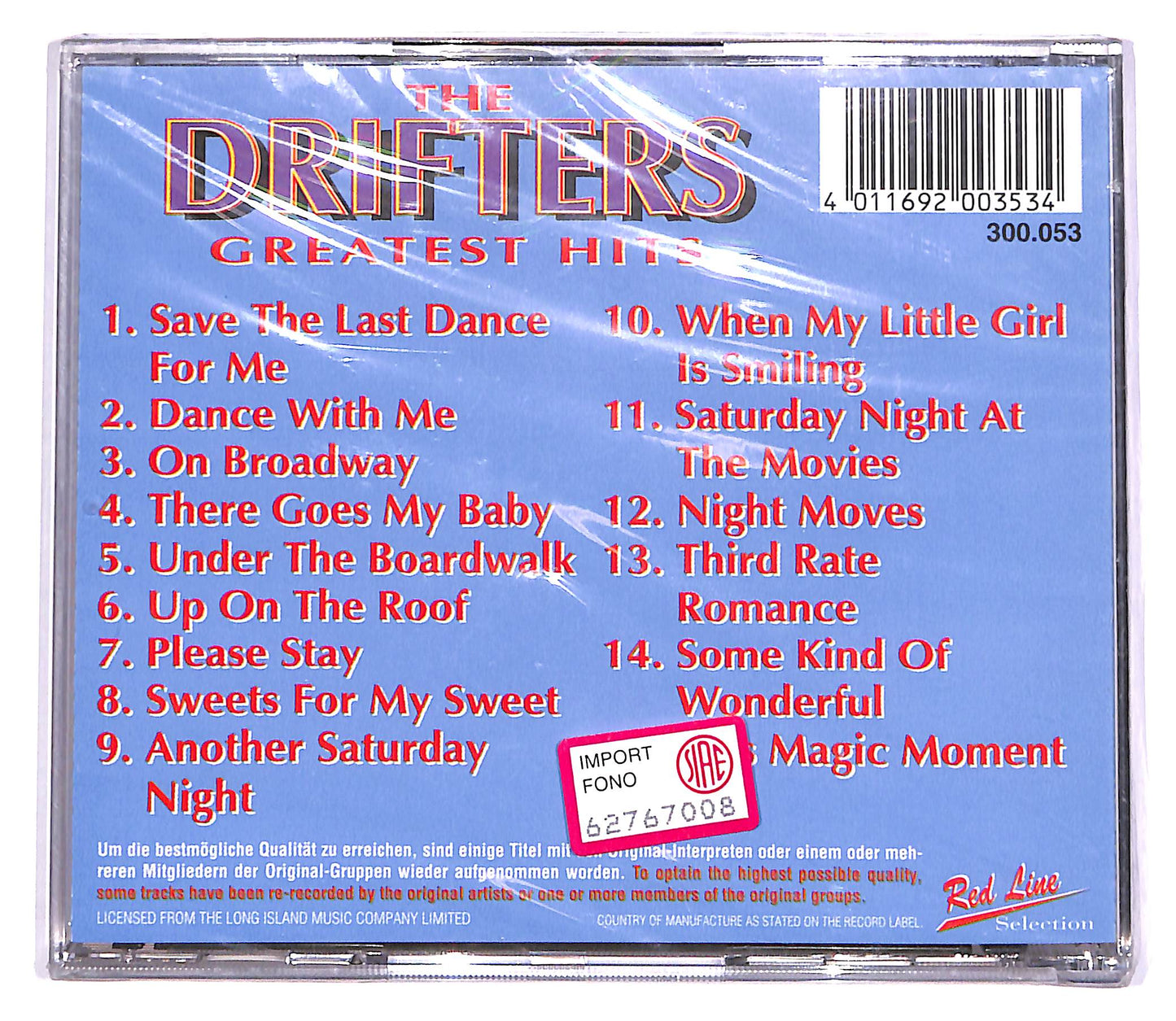 EBOND The Drifters - Greatest Hits CD CD060601