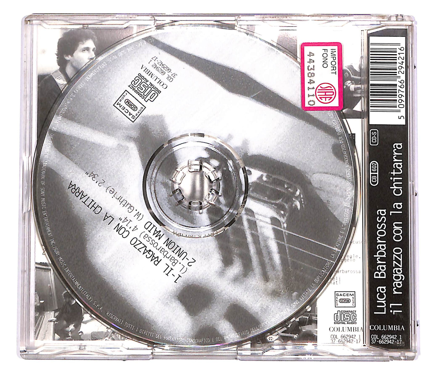 EBOND Luca Barbarossa - Il Ragazzo Con La Chitarra CD CD060607