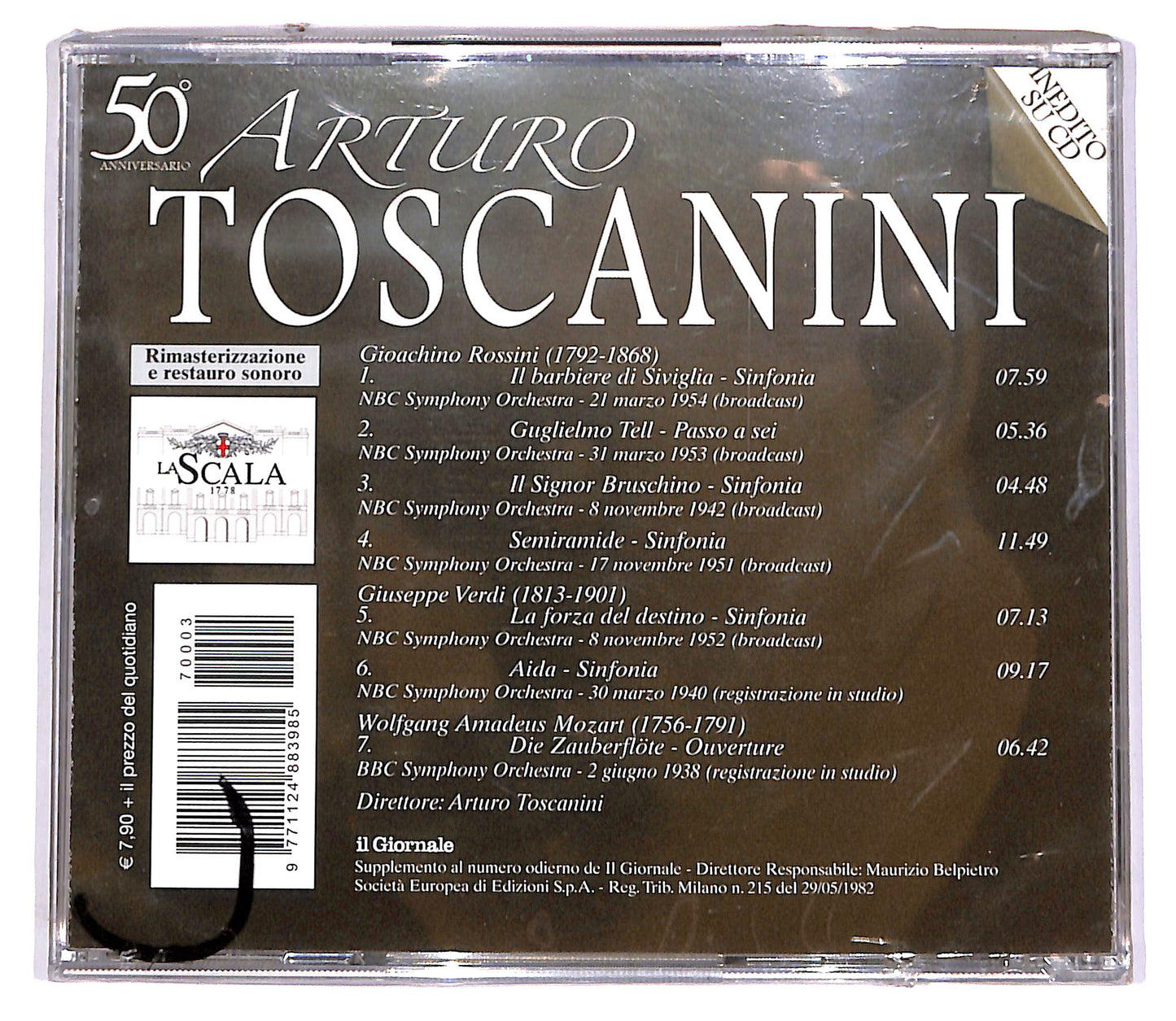 EBOND Arturo Toscanini - Volume III EDITORIALE CD CD060617